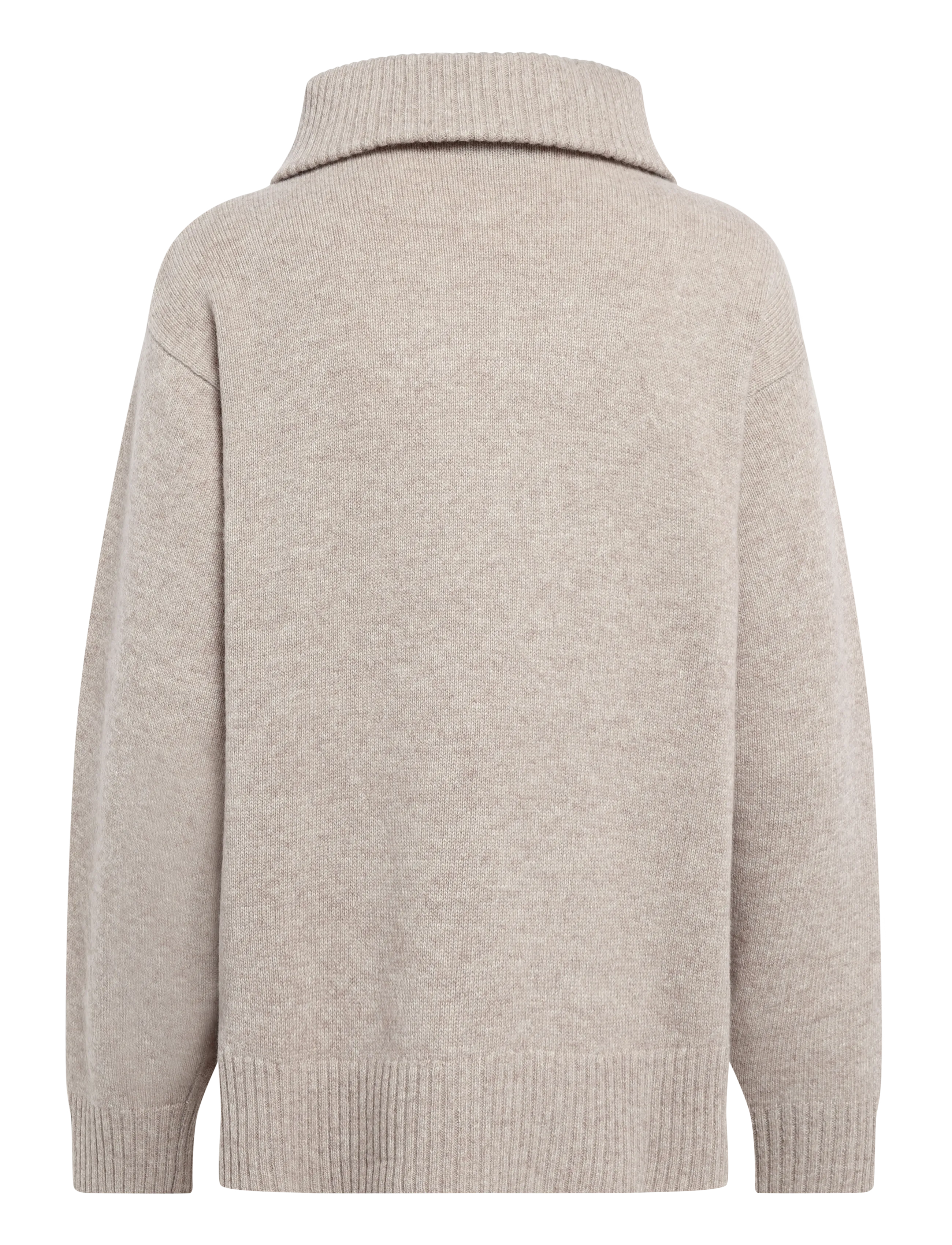 Rue de Tokyo - KIR EXTRAFINE MERINO - jumpers - beige melange - 1