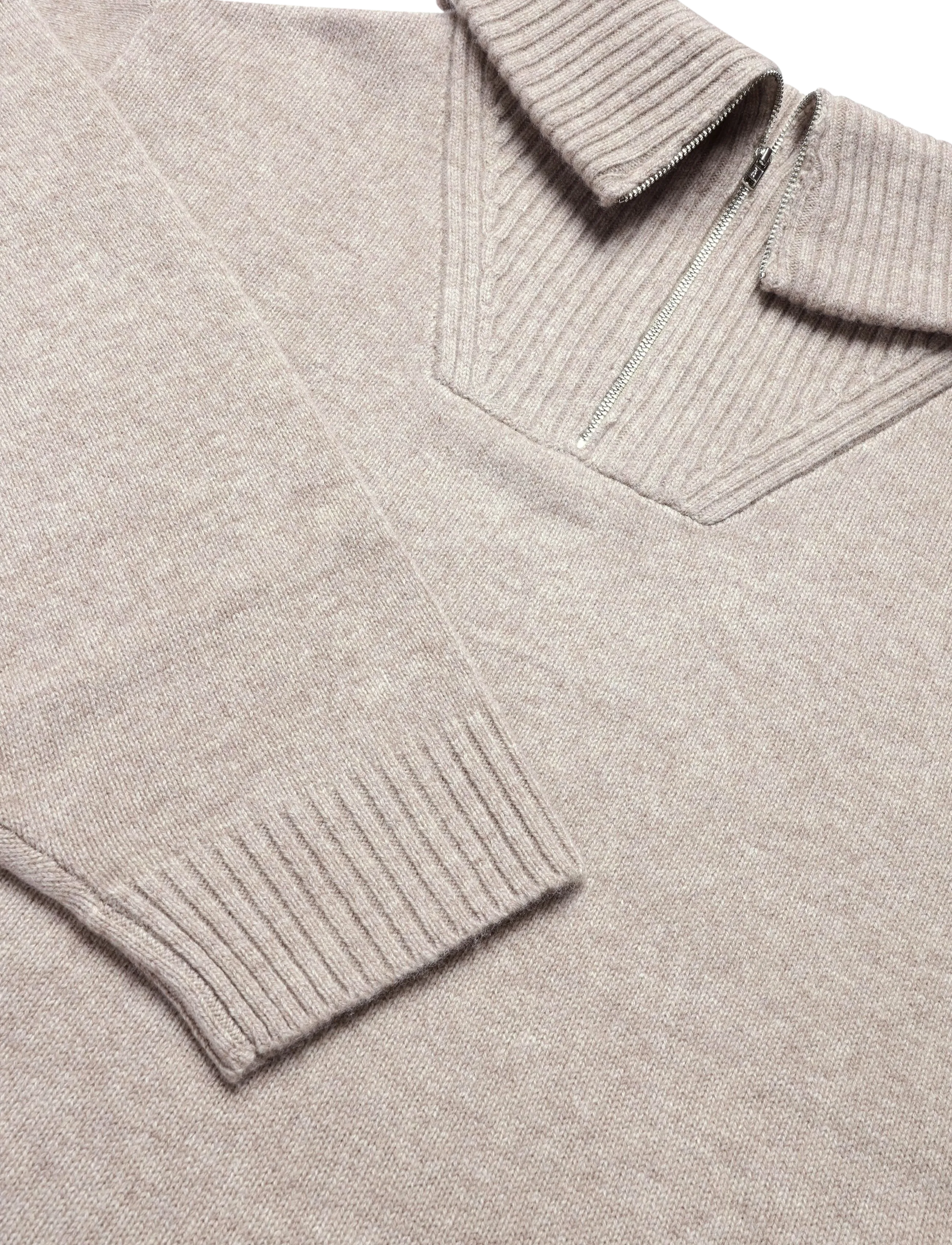 Rue de Tokyo - KIR EXTRAFINE MERINO - jumpers - beige melange - 2