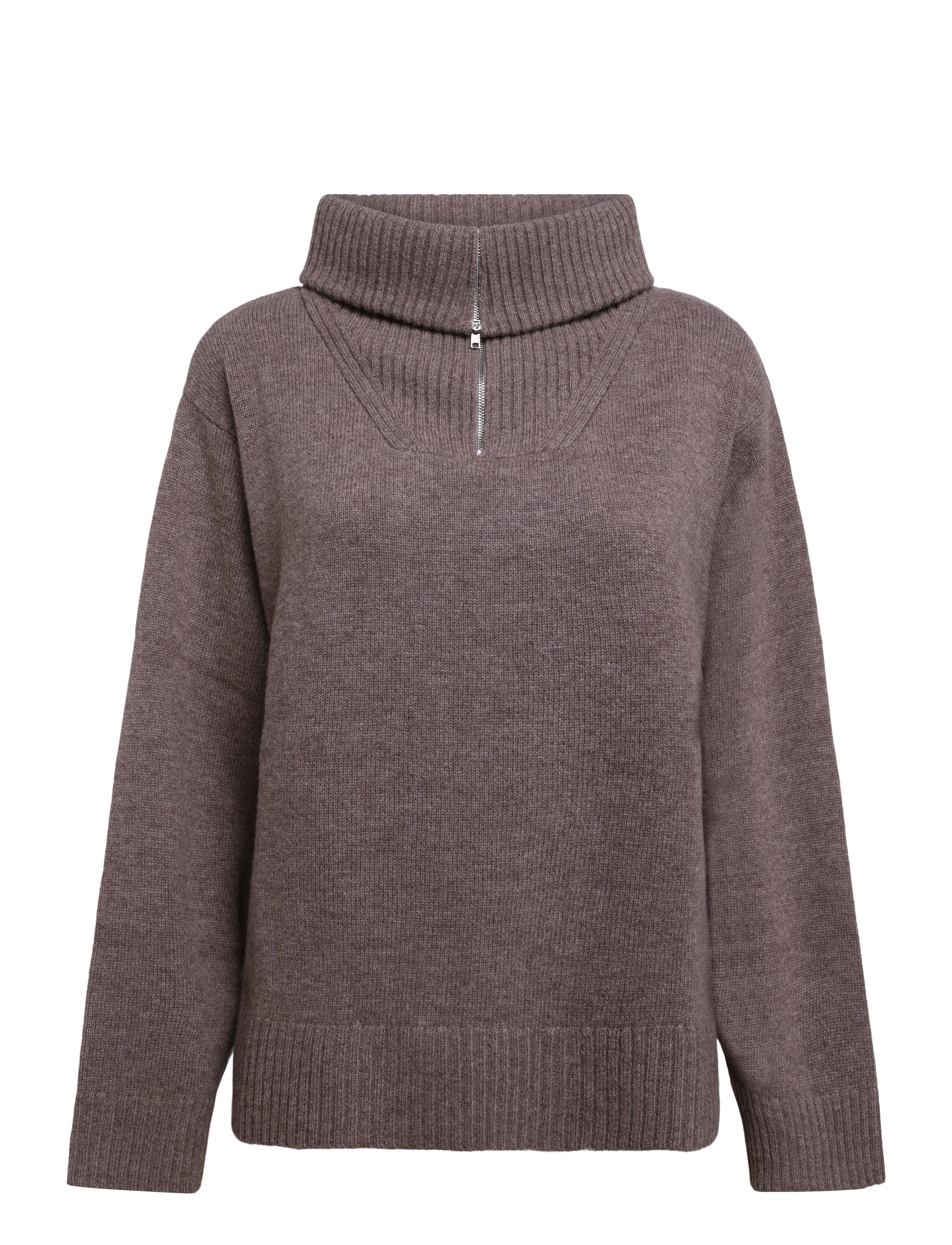 Rue de Tokyo KIR EXTRAFINE MERINO - Transitional Layering - BROWN MELANGE / brown