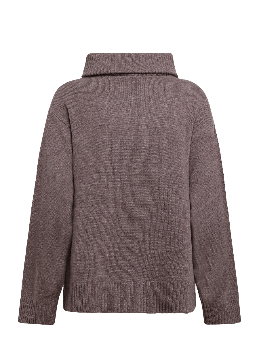 Rue de Tokyo - KIR EXTRAFINE MERINO - pullover - brown melange - 1