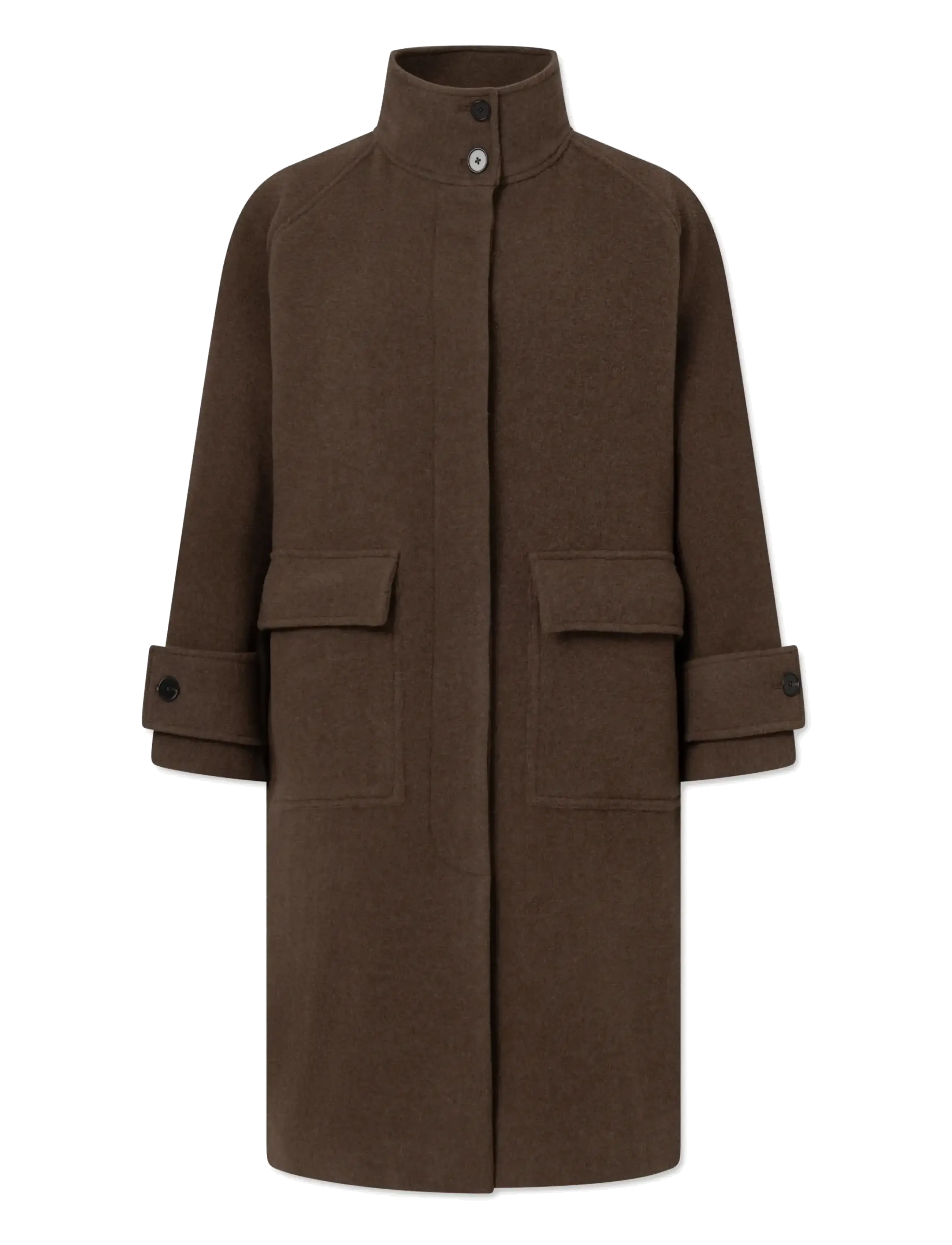 Rue de Tokyo - CHIHARU HEAVY WOOL - winterjacken - brown melange - 1