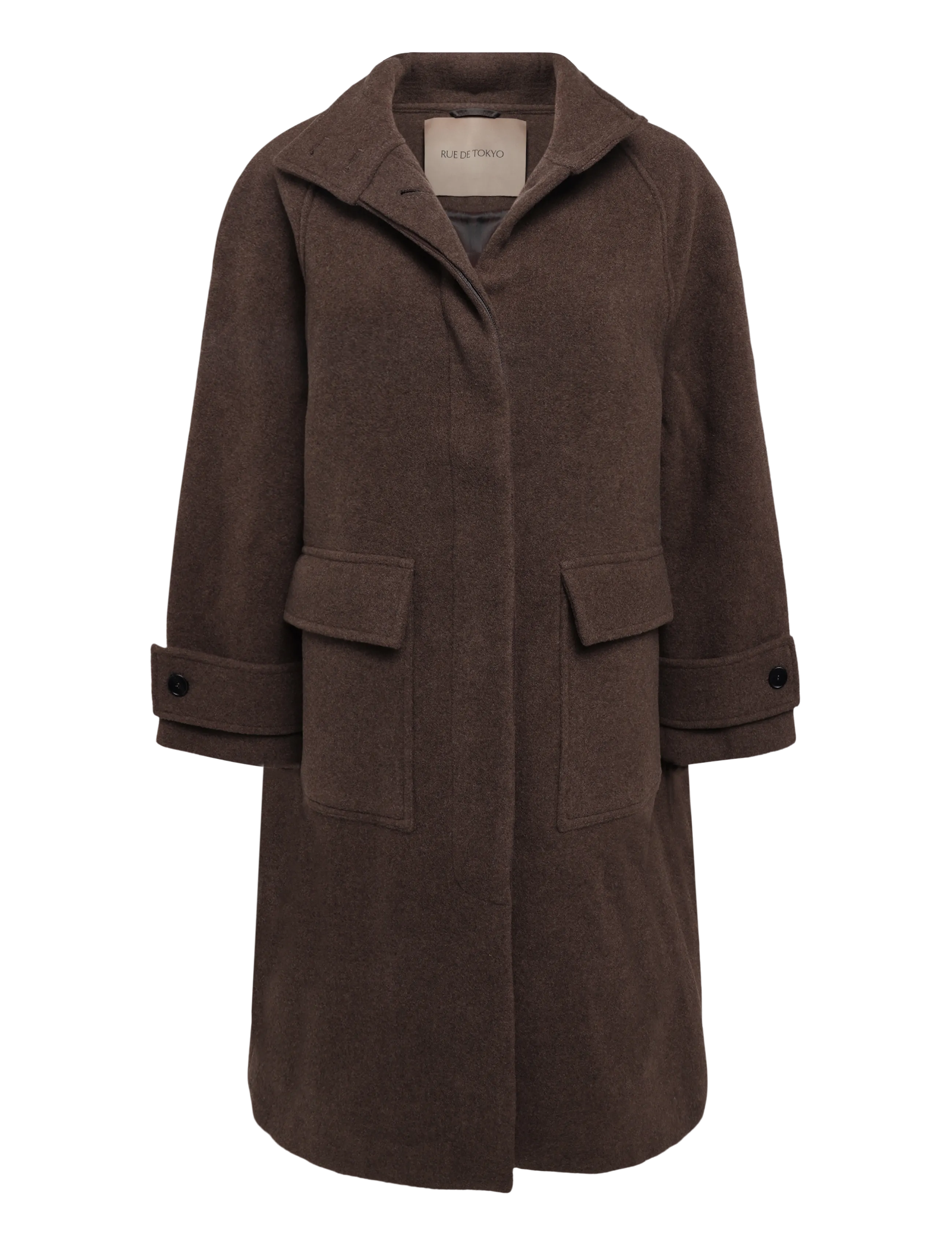Rue de Tokyo - CHIHARU HEAVY WOOL - vinterjackor - brown melange - 1