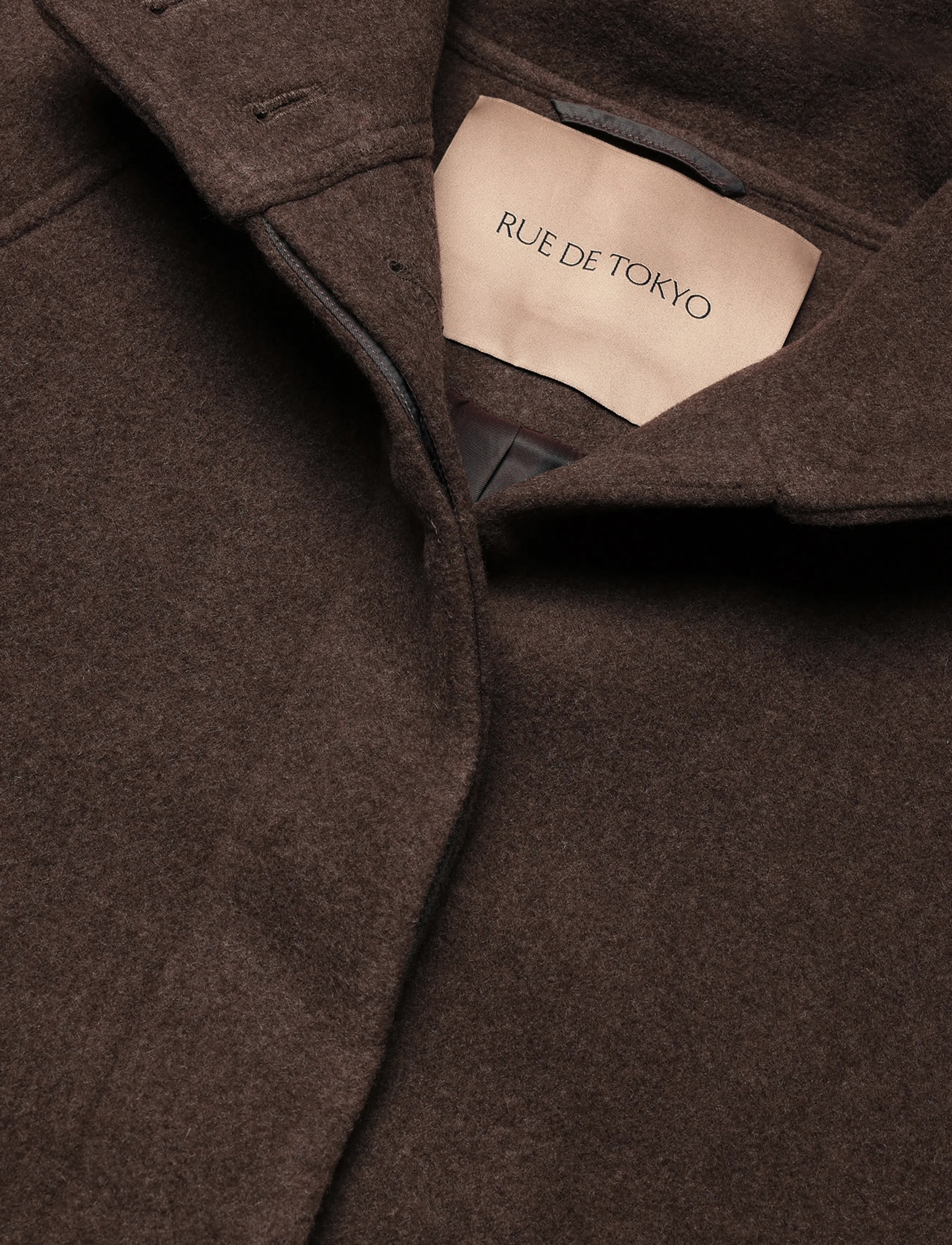 Rue de Tokyo - CHIHARU HEAVY WOOL - vinterjackor - brown melange - 3
