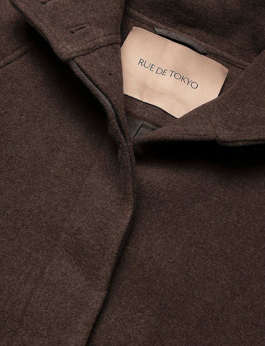 Rue de Tokyo - CHIHARU HEAVY WOOL - vinterjackor - brown melange - 3
