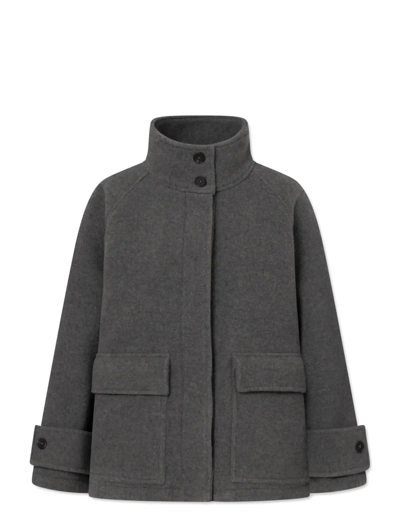Rue de Tokyo - CHIKA HEAVY WOOL - winterjacken - grey melange - 1