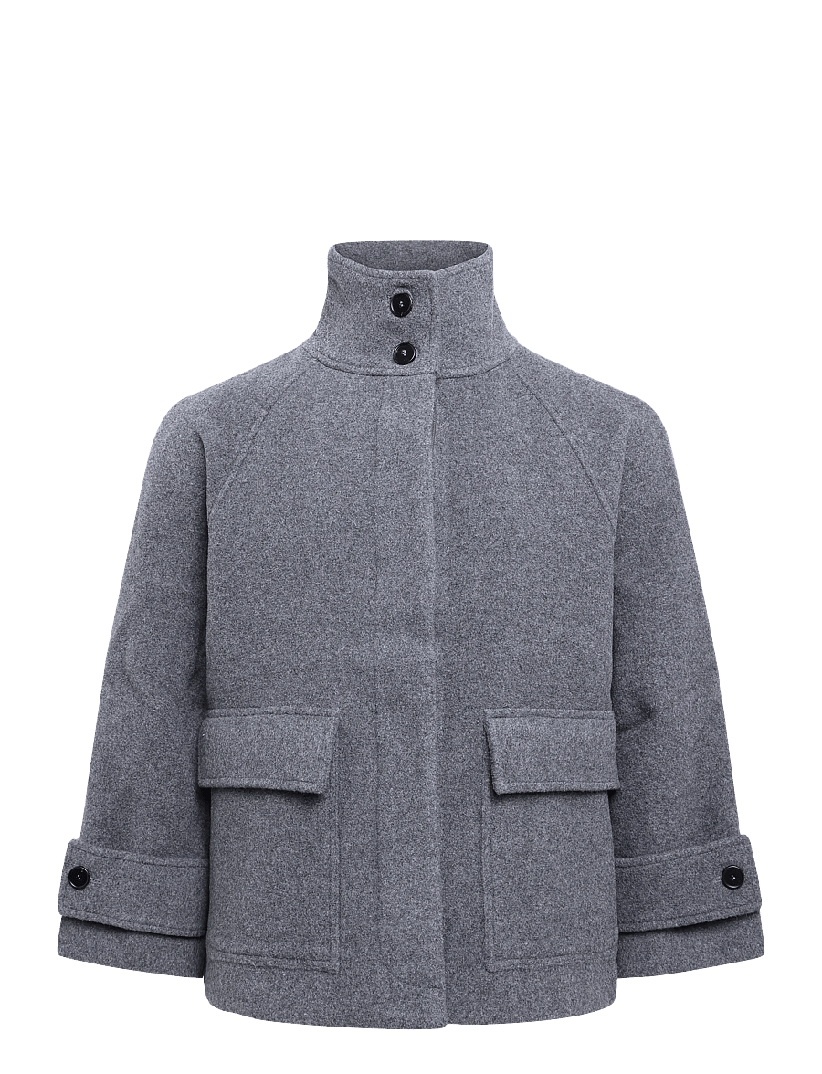 Rue de Tokyo - CHIKA HEAVY WOOL - vinterjackor - grey melange - 1