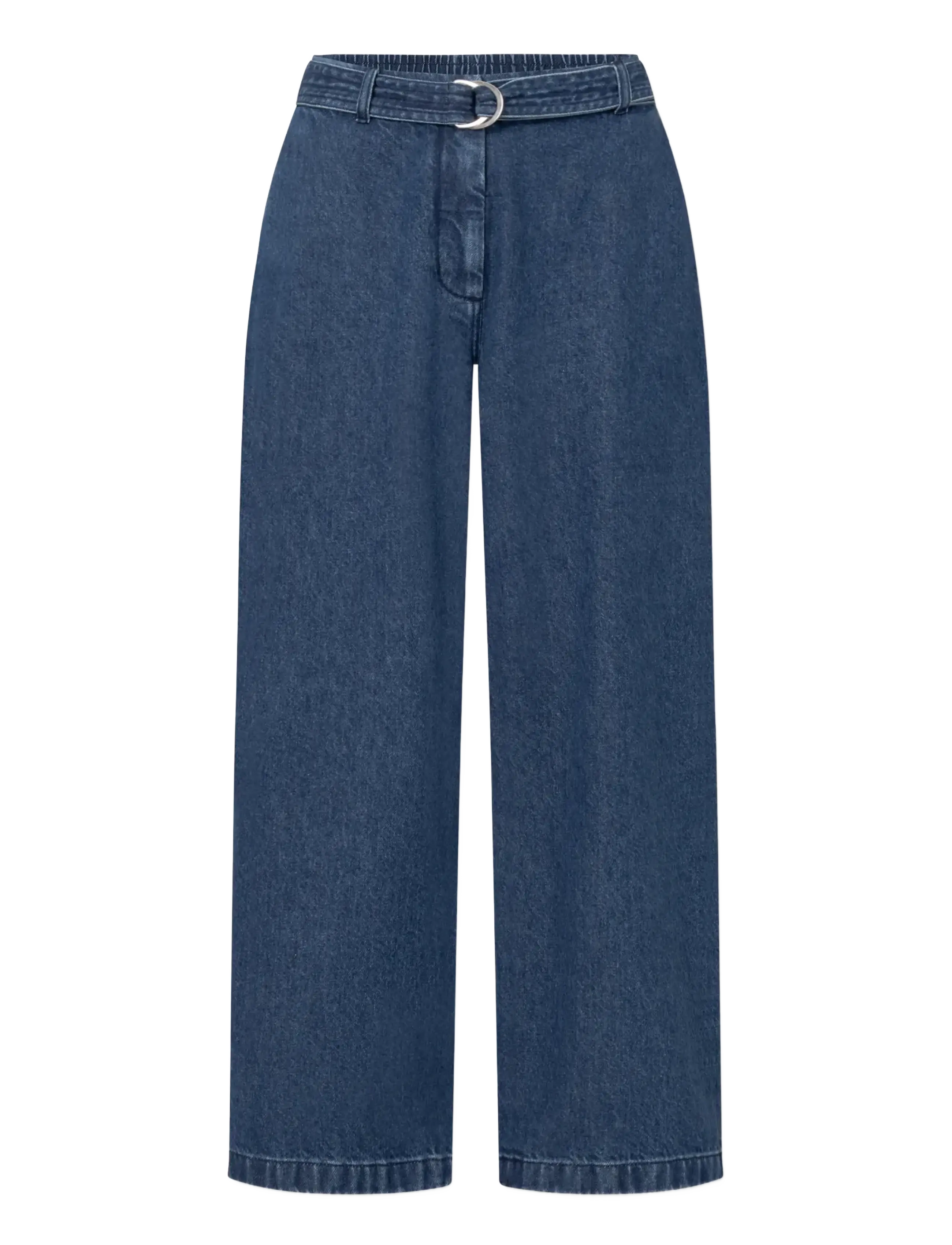Rue de Tokyo - POLLINE DENIM - hosen mit weitem bein - maliblue - 1
