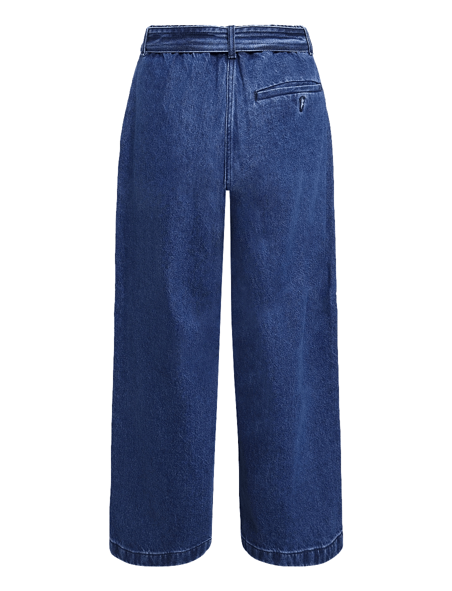 Rue de Tokyo - POLLINE DENIM - hosen mit weitem bein - maliblue - 2