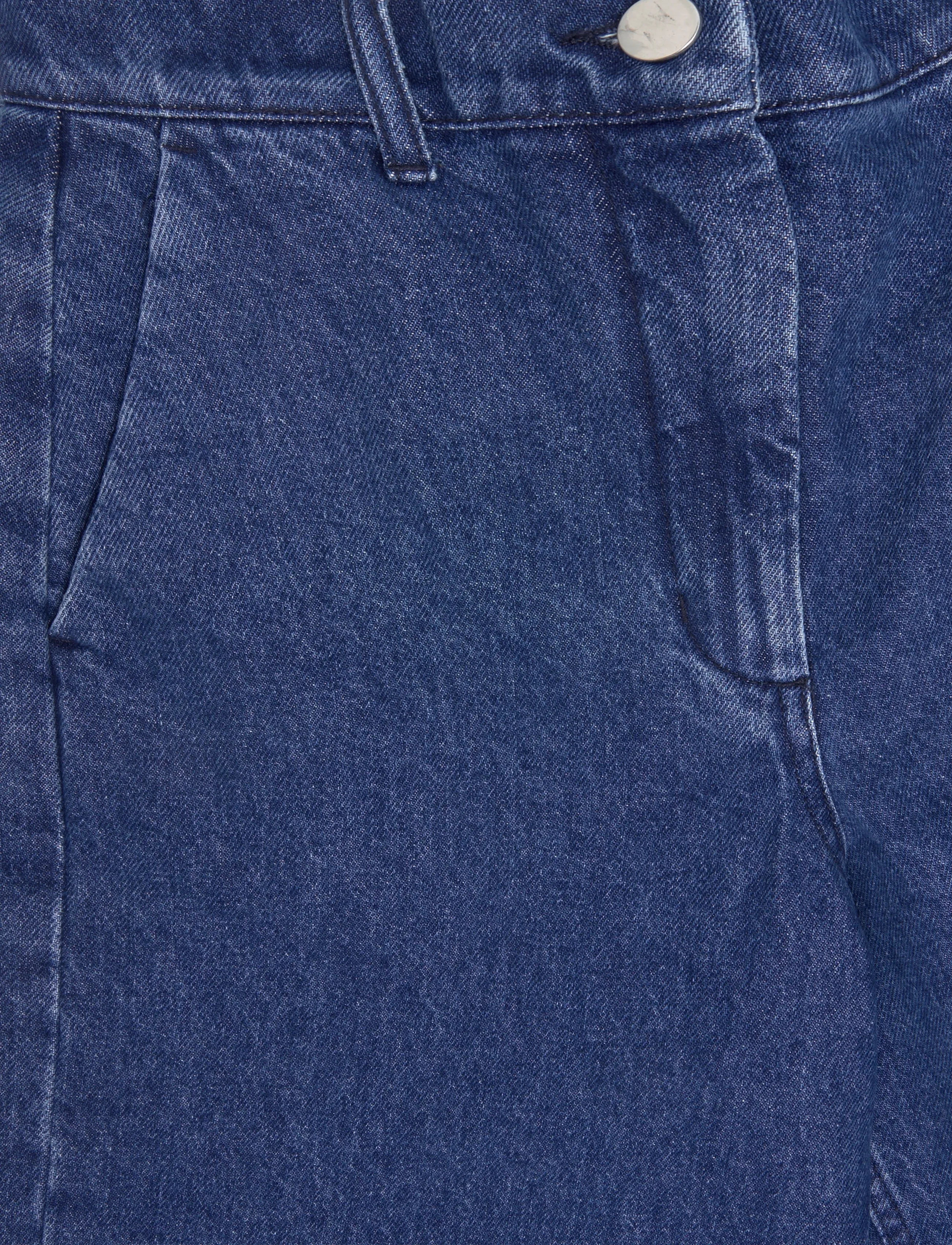 Rue de Tokyo - POLLINE DENIM - hosen mit weitem bein - maliblue - 3