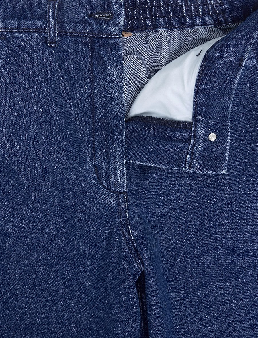 Rue de Tokyo - POLLINE DENIM - hosen mit weitem bein - maliblue - 4