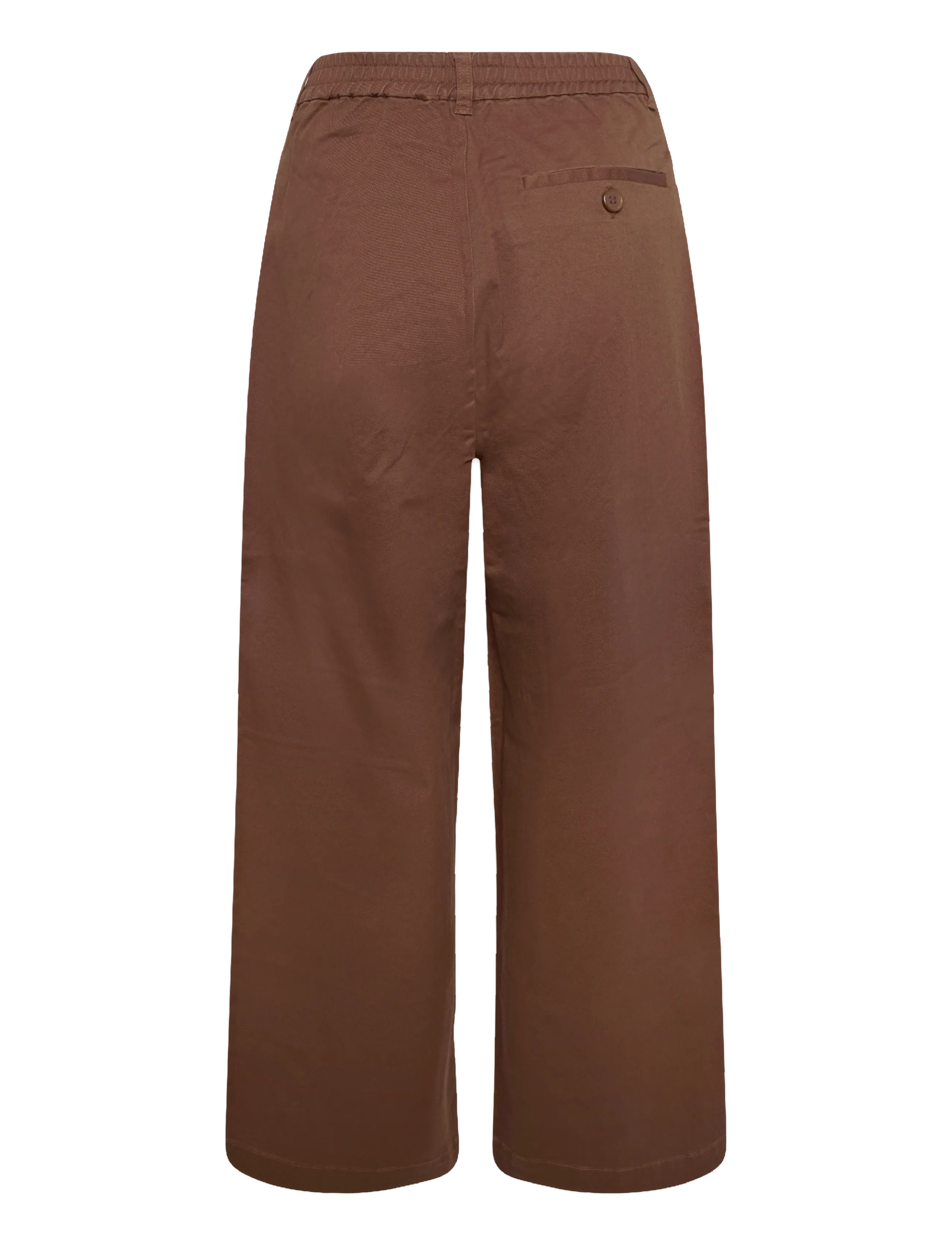 Rue de Tokyo - PRUDIE TWILL - buxur með víðum skálmum - capuccino - 1