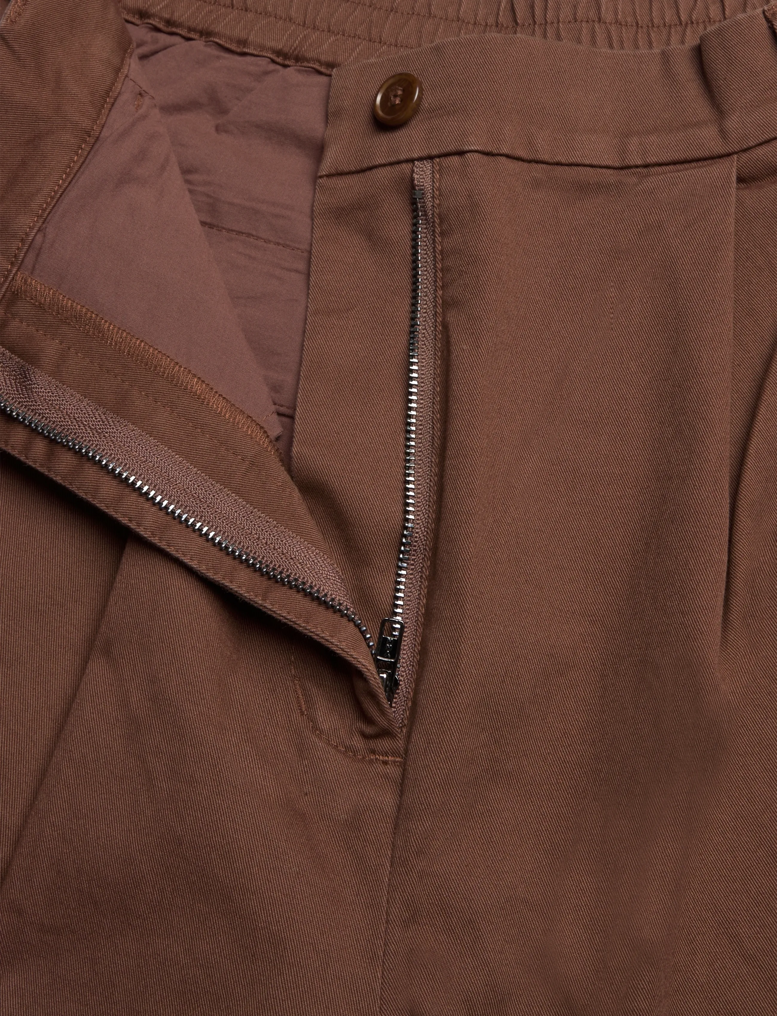 Rue de Tokyo - PRUDIE TWILL - buxur með víðum skálmum - capuccino - 2