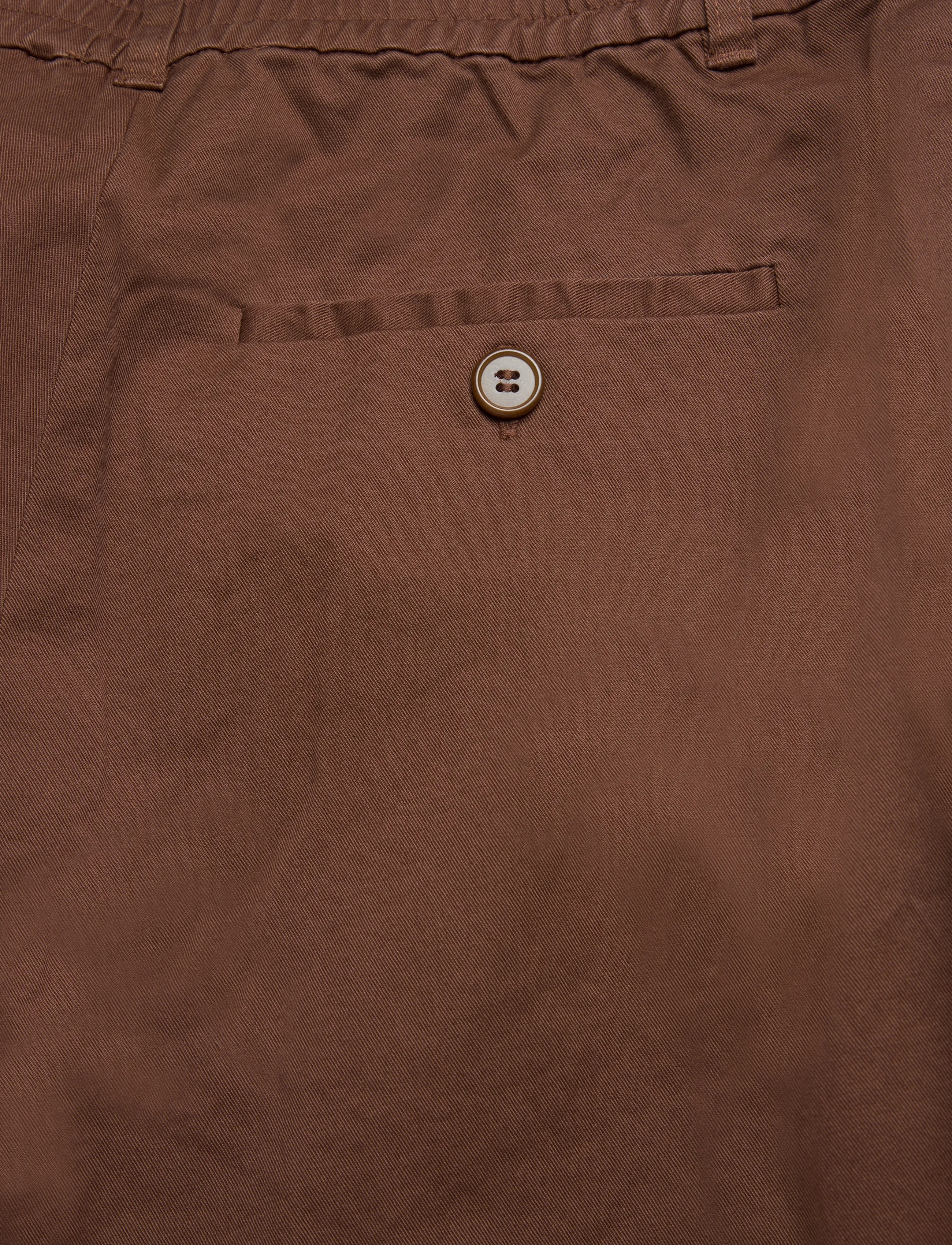 Rue de Tokyo - PRUDIE TWILL - buxur með víðum skálmum - capuccino - 4