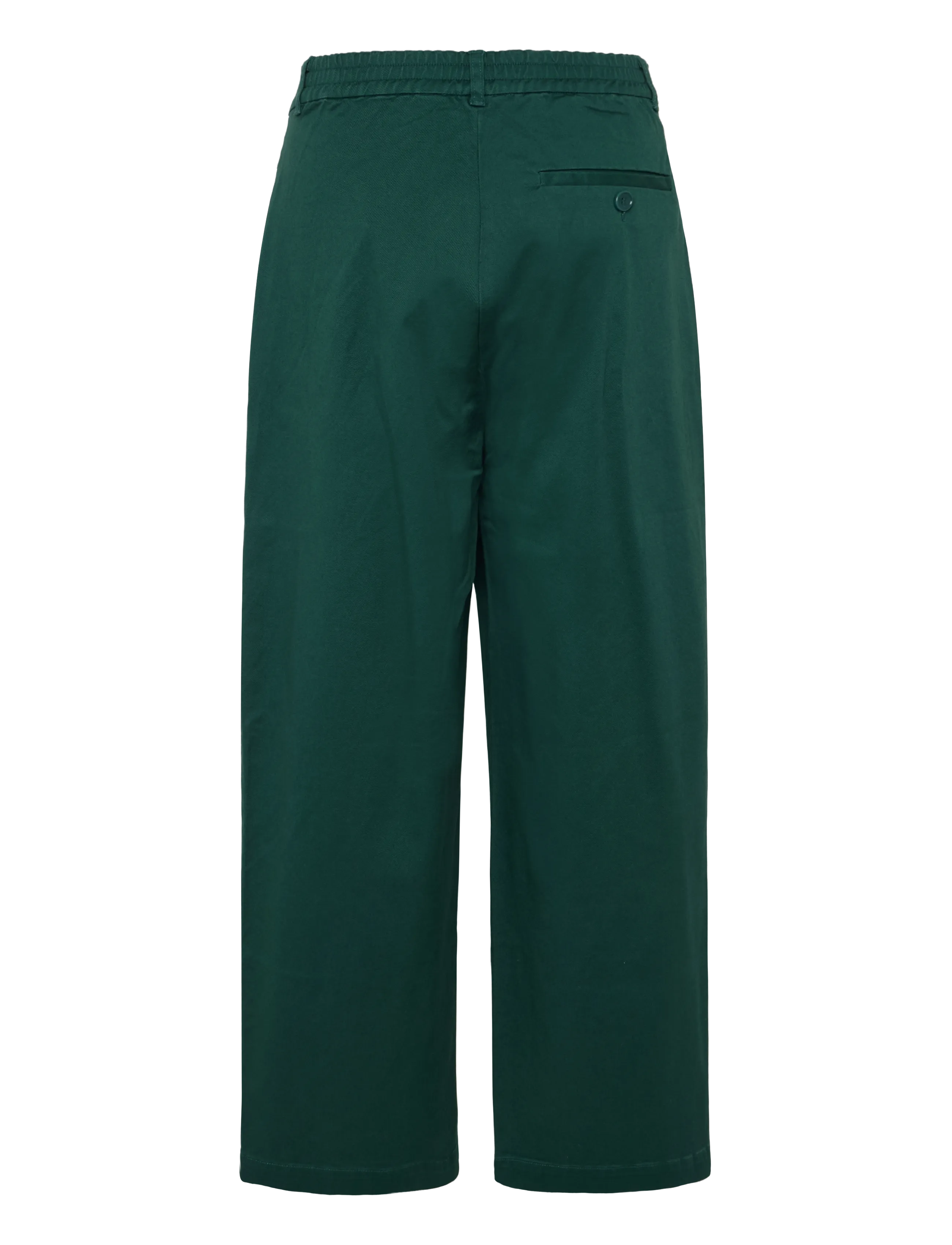 Rue de Tokyo - PRUDIE TWILL - wide leg trousers - dark pine green - 2