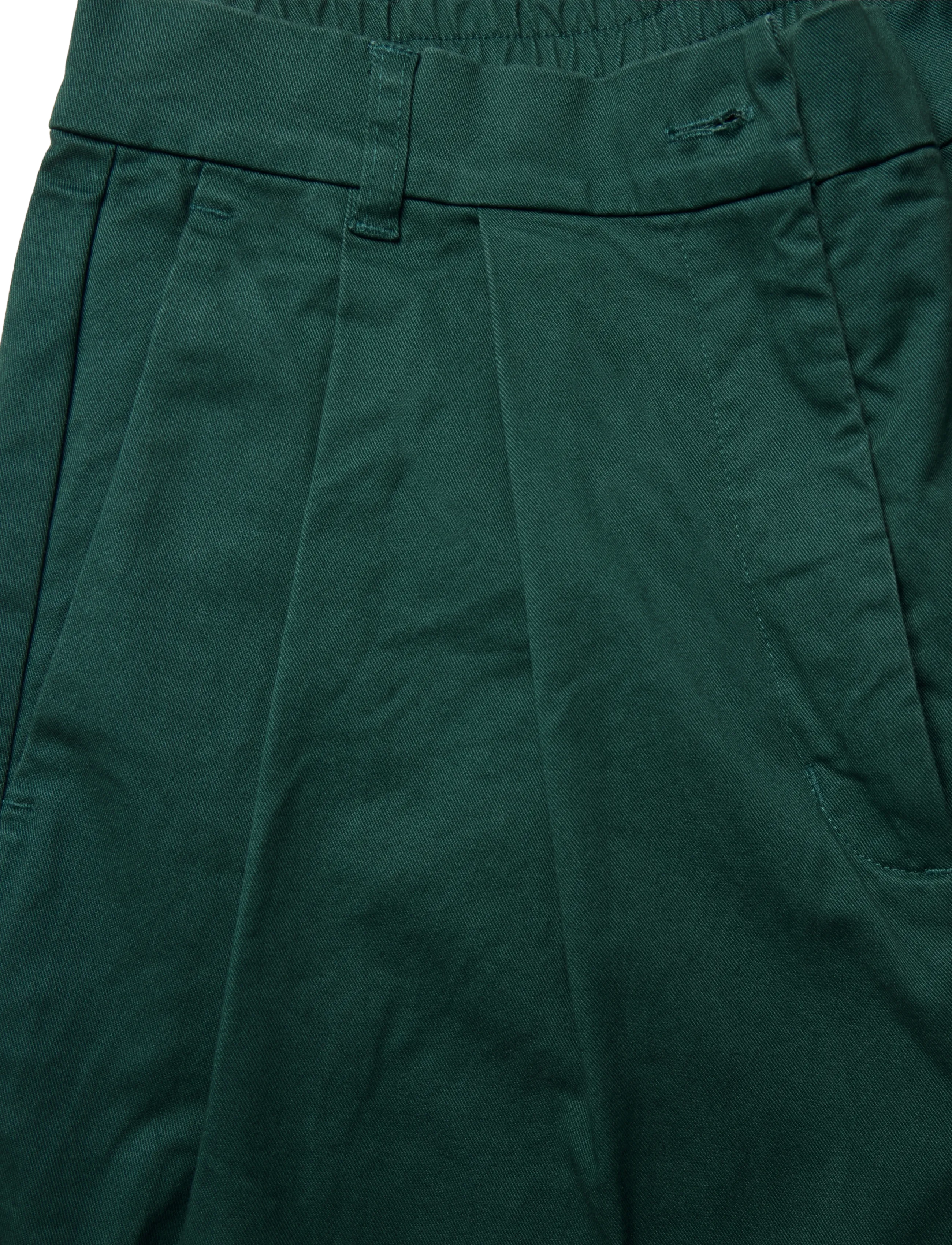 Rue de Tokyo - PRUDIE TWILL - wide leg trousers - dark pine green - 3