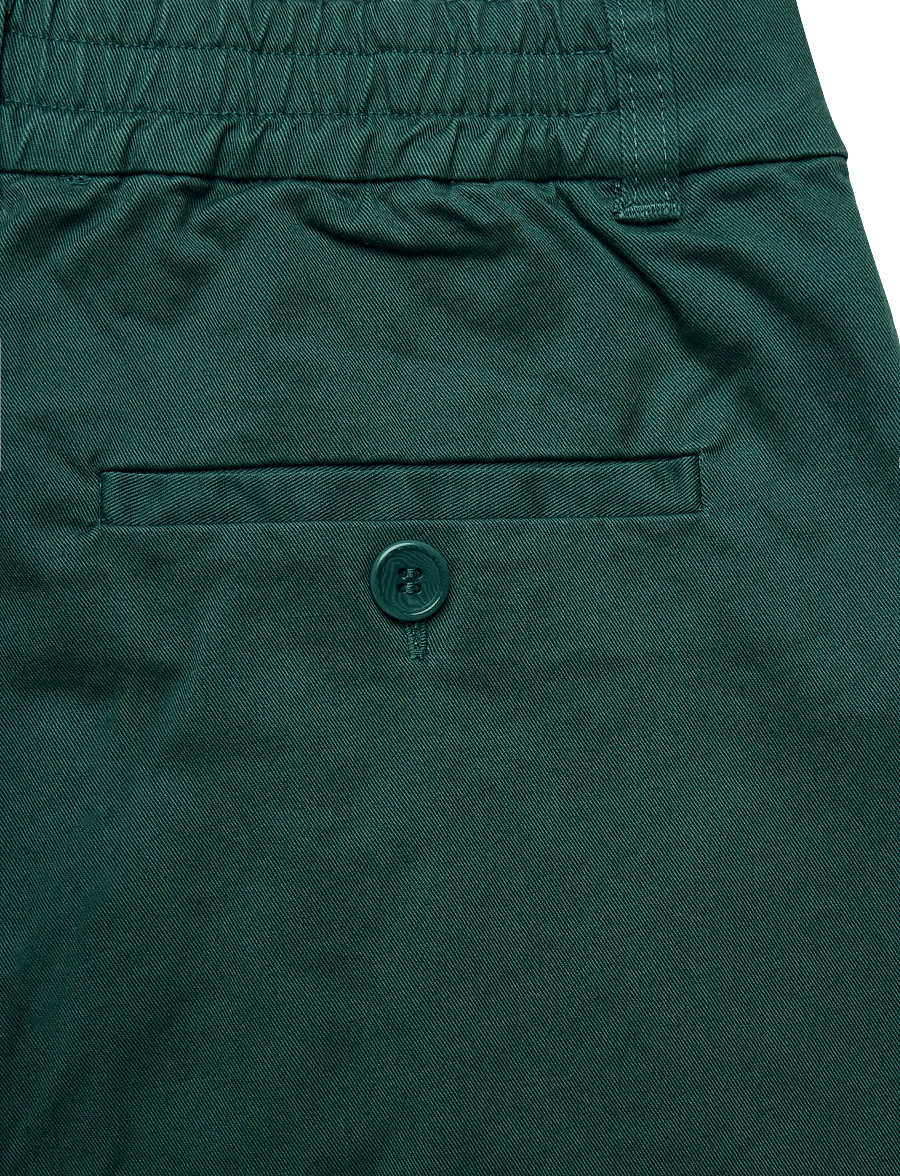 Rue de Tokyo - PRUDIE TWILL - wide leg trousers - dark pine green - 5