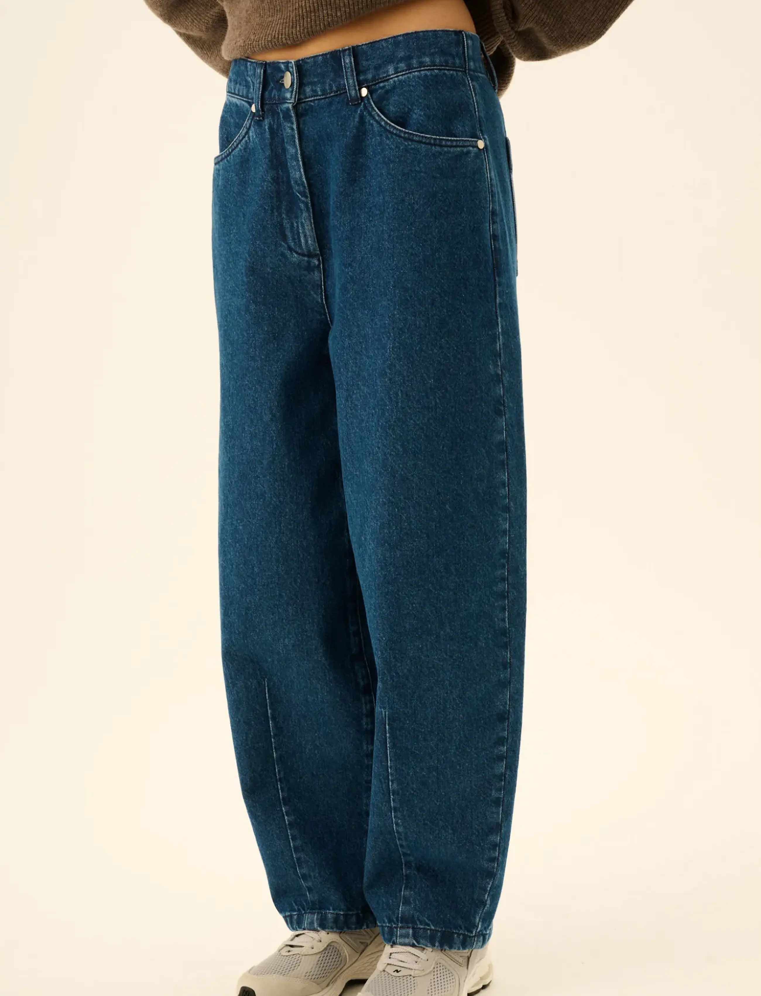 Rue de Tokyo POPPIE DENIM - Barrel Jeans - MALIBLUE / blue