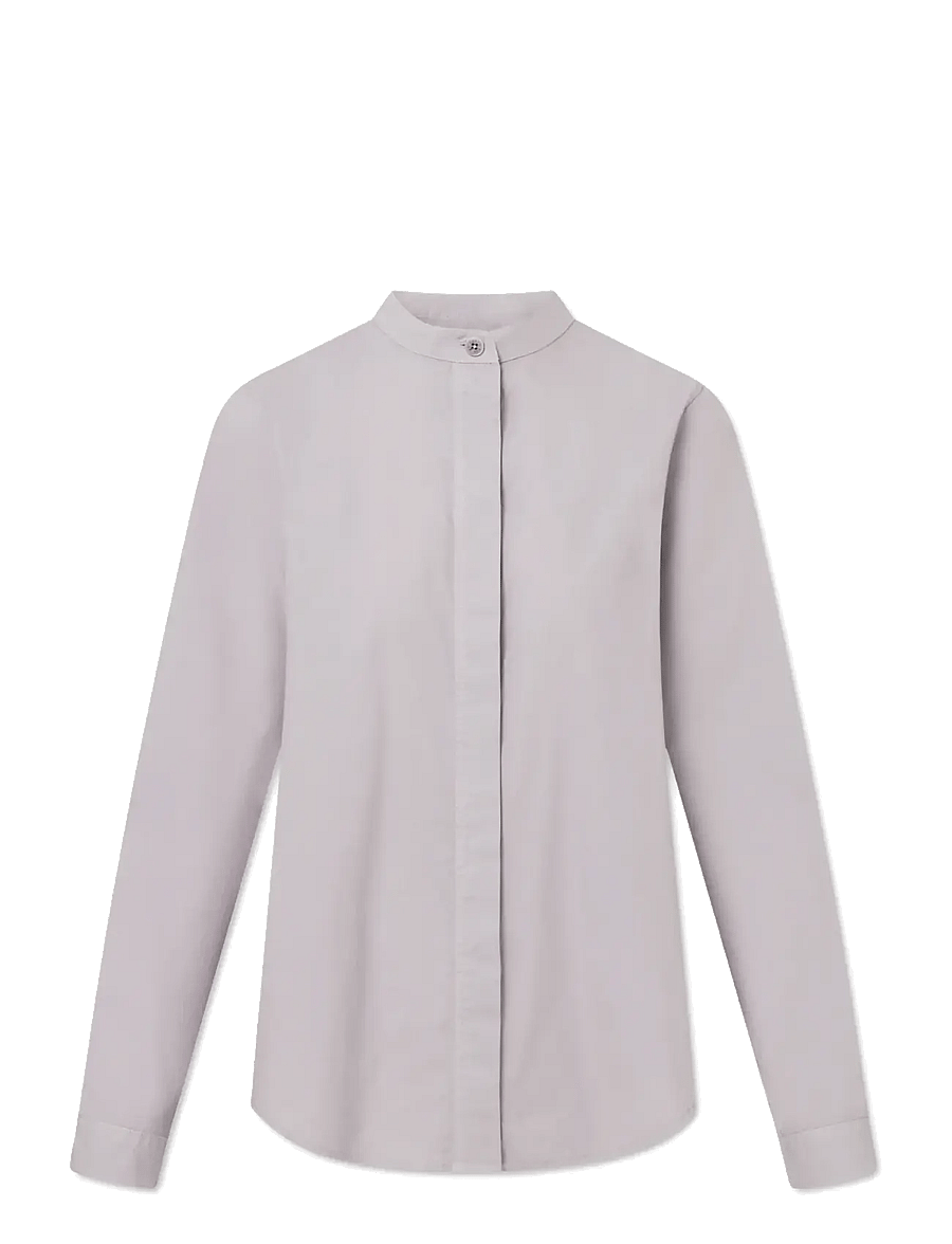 Rue de Tokyo - SOFIE GMTD POPLIN - langärmlige hemden - violet ice - 1