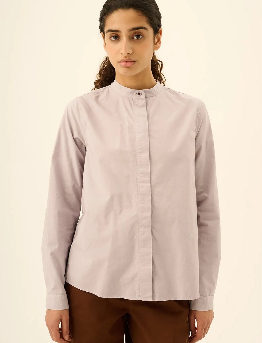Rue de Tokyo - SOFIE GMTD POPLIN - langärmlige hemden - violet ice - 0