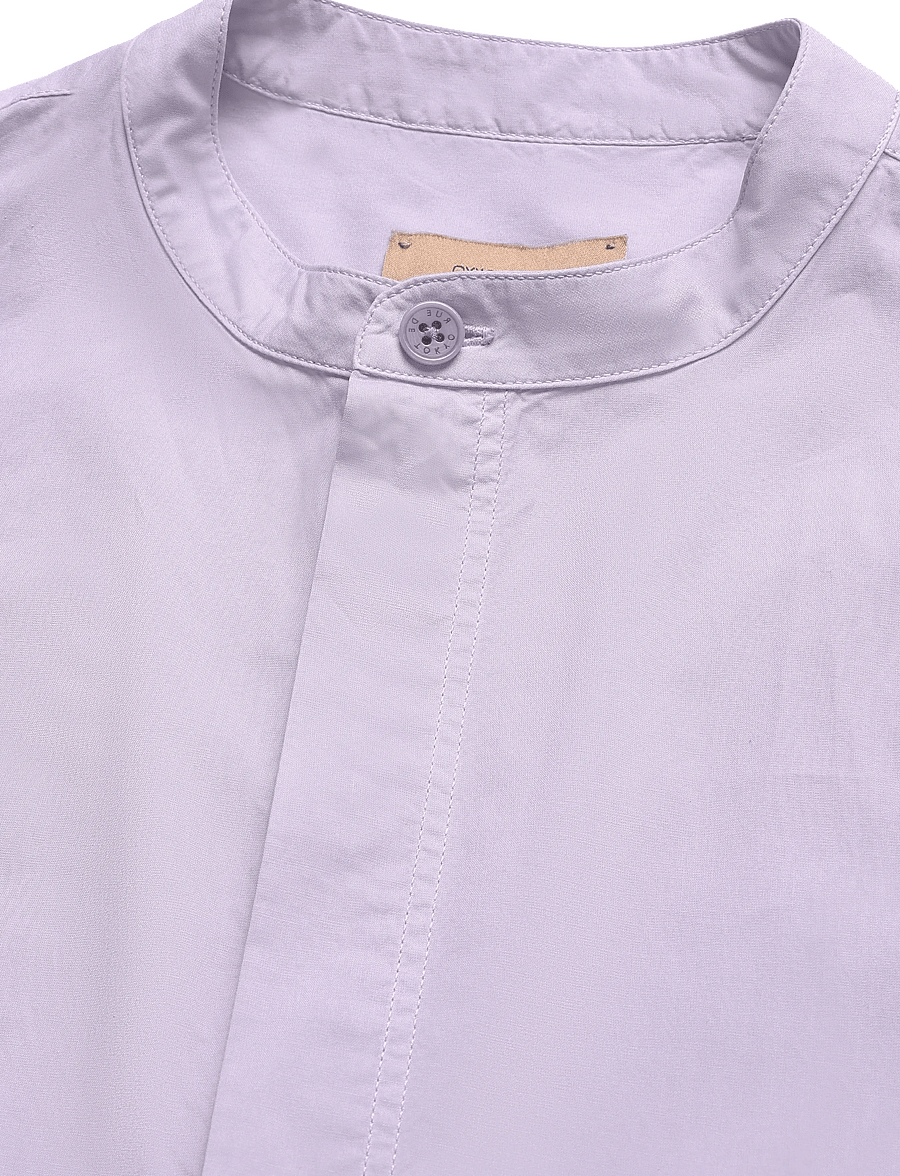 Rue de Tokyo - SOFIE GMTD POPLIN - langærmede skjorter - violet ice - 3