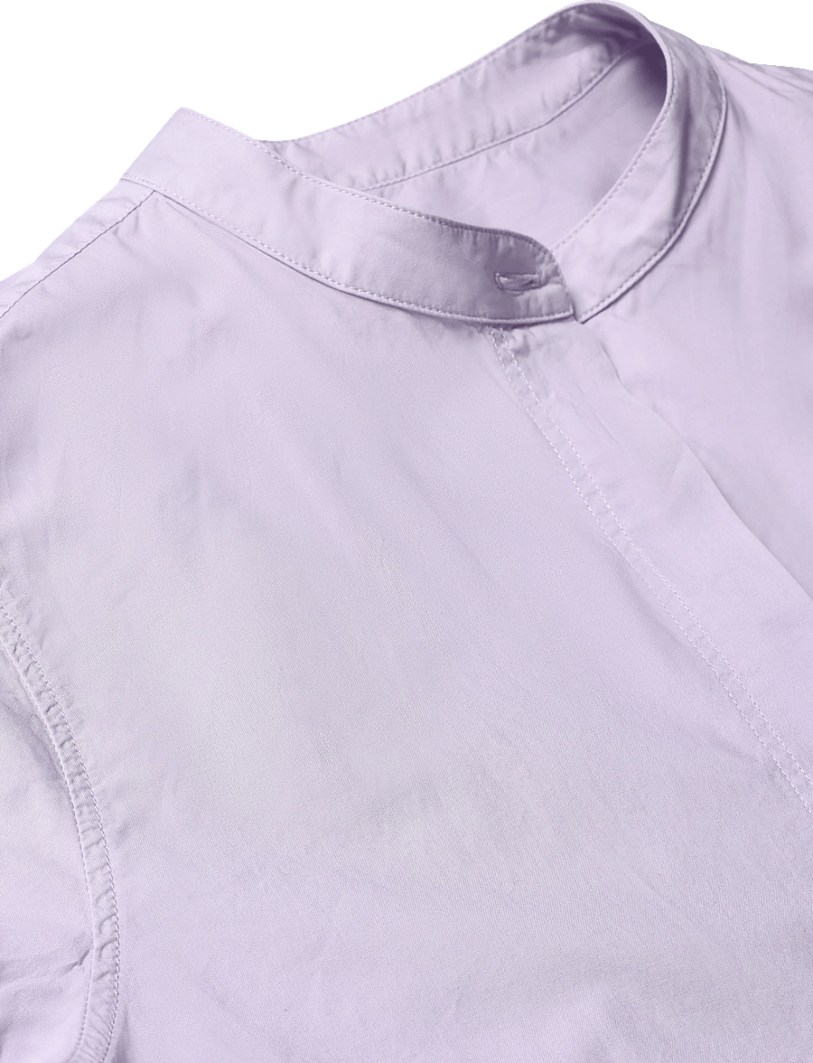 Rue de Tokyo - SOFIE GMTD POPLIN - langærmede skjorter - violet ice - 4