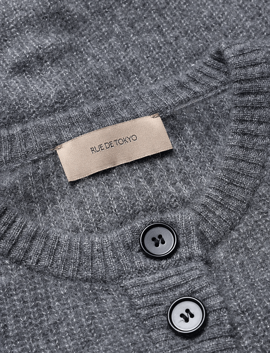 Rue de Tokyo - KALINDI CASHMERE SILK - kashmir - thunder - 3