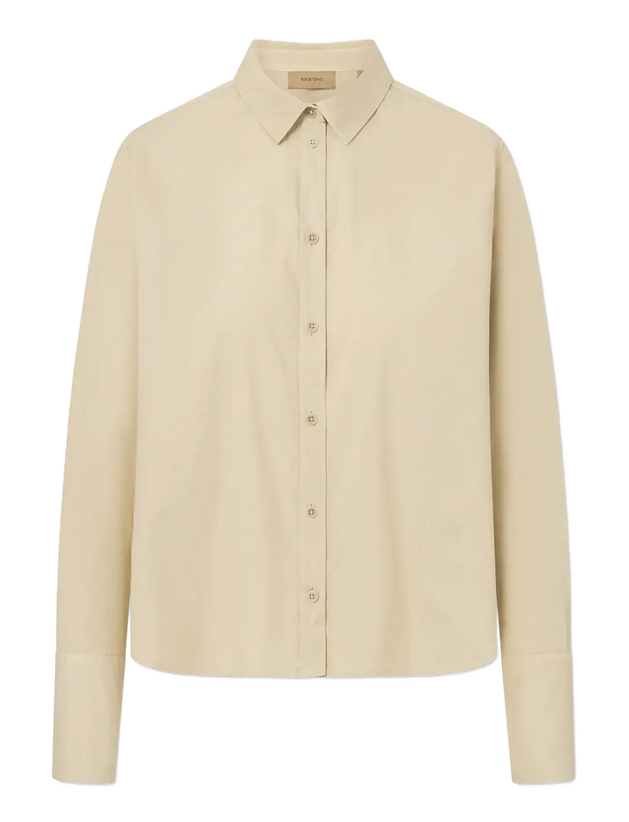 Rue de Tokyo - SYLINA GMTD POPLIN - langärmlige hemden - sea haze - 1