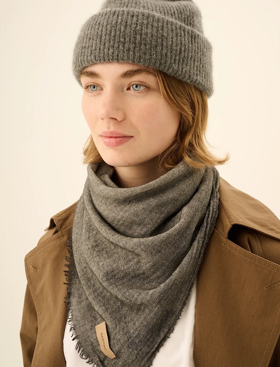 Rue de Tokyo - KITTI CASHMERE SILK - cashmere - thunder - 0