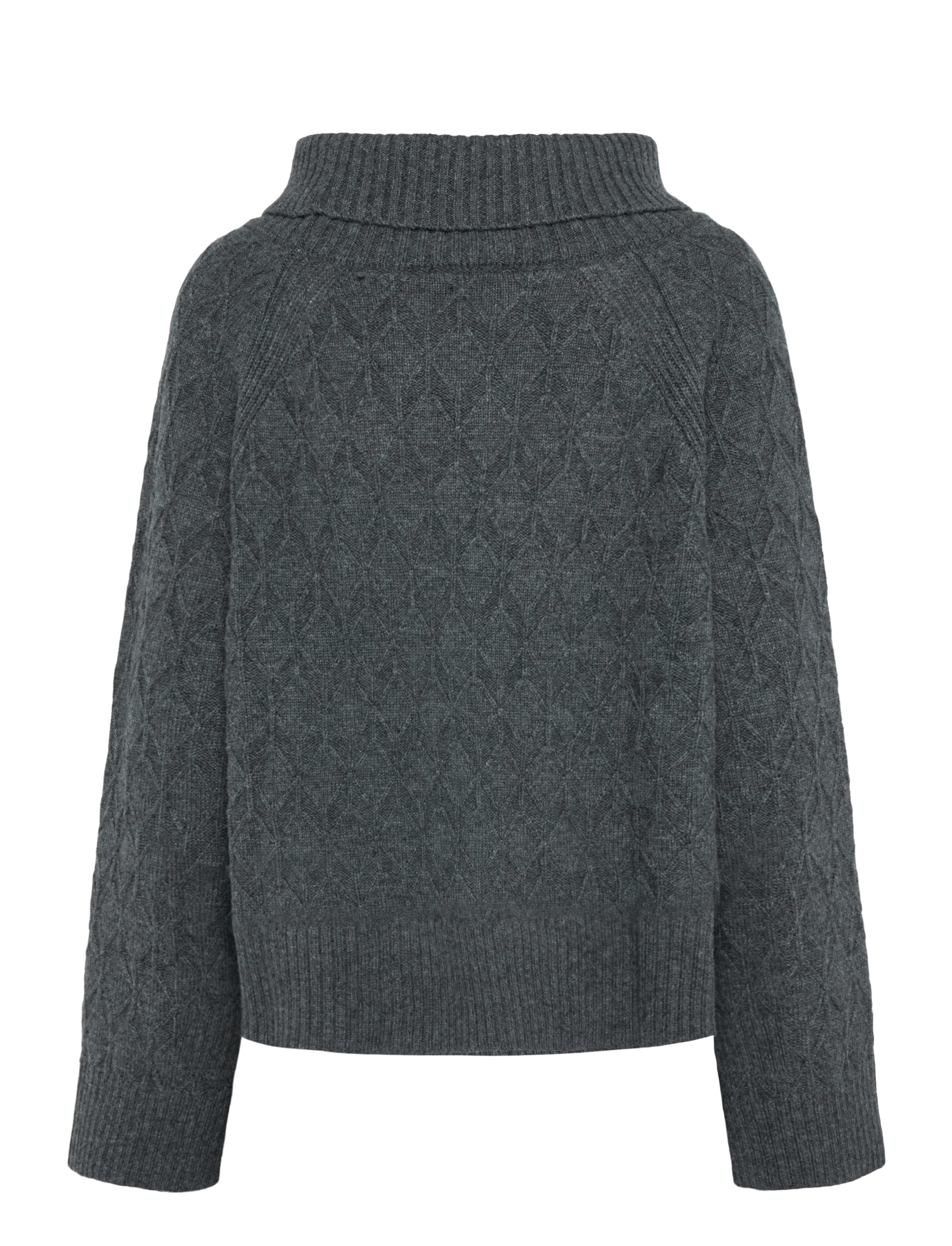 Rue de Tokyo - KIMIKO MERINO CASHMERE - kaschmir - dark grey melange - 1