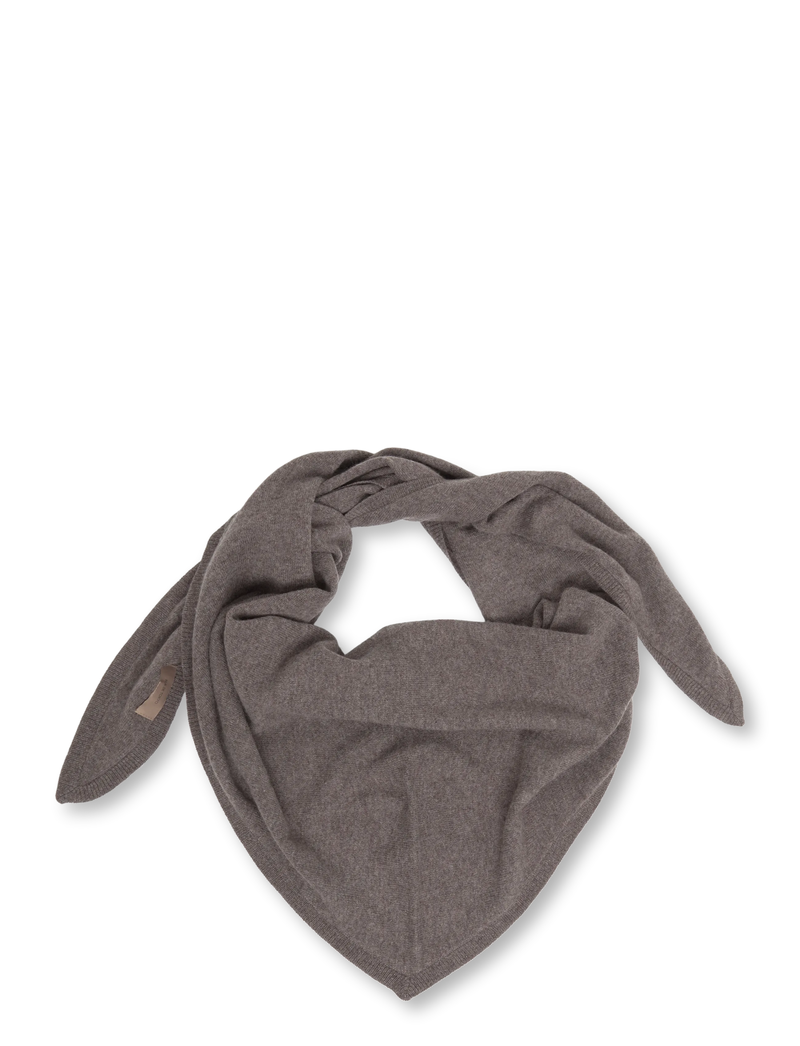 Rue de Tokyo KISHORI MERINO CASHMERE - Talvesallid - DARK BROWN MELANGE / brown
