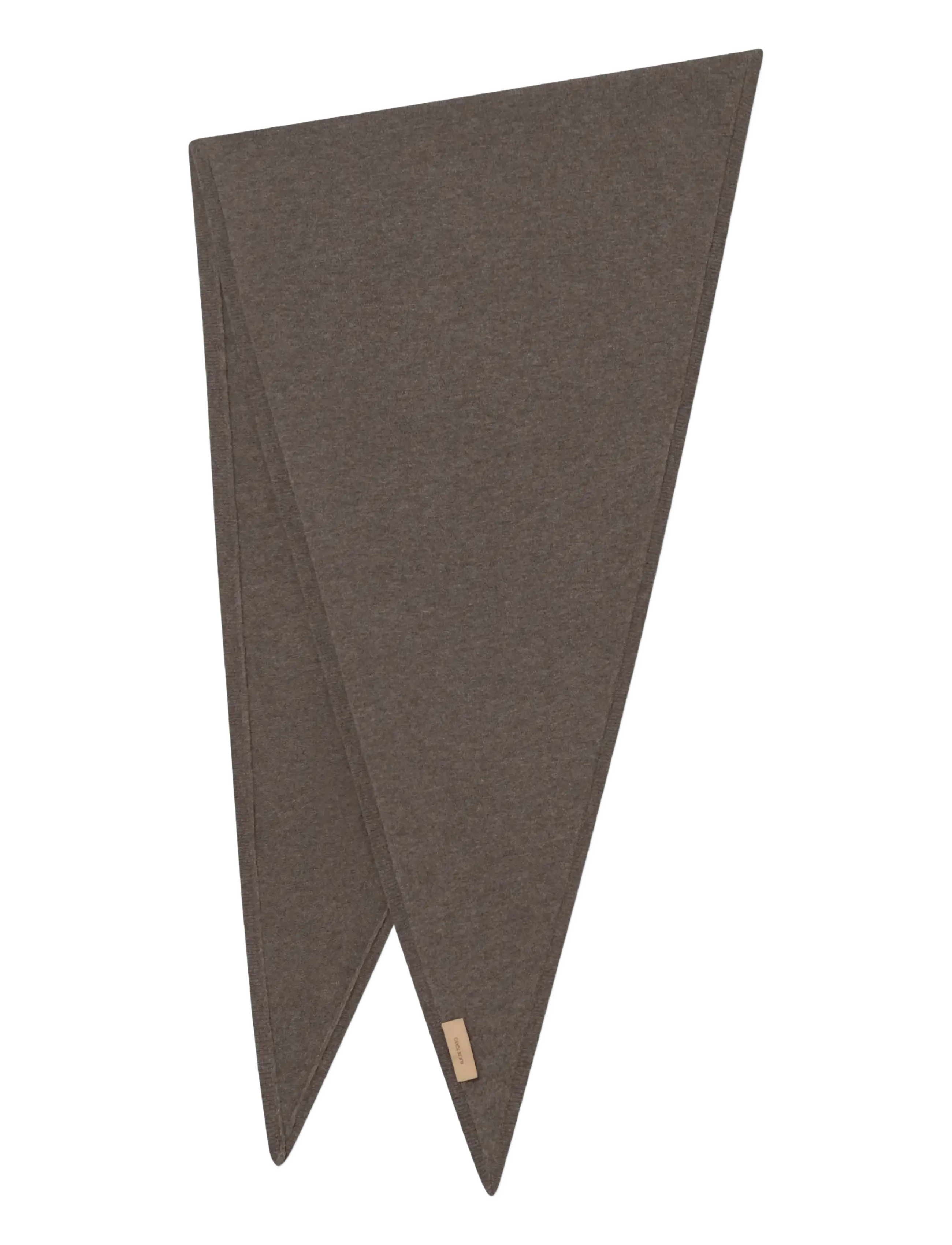 Rue de Tokyo KISHORI MERINO CASHMERE - Strik - DARK BROWN MELANGE / brown