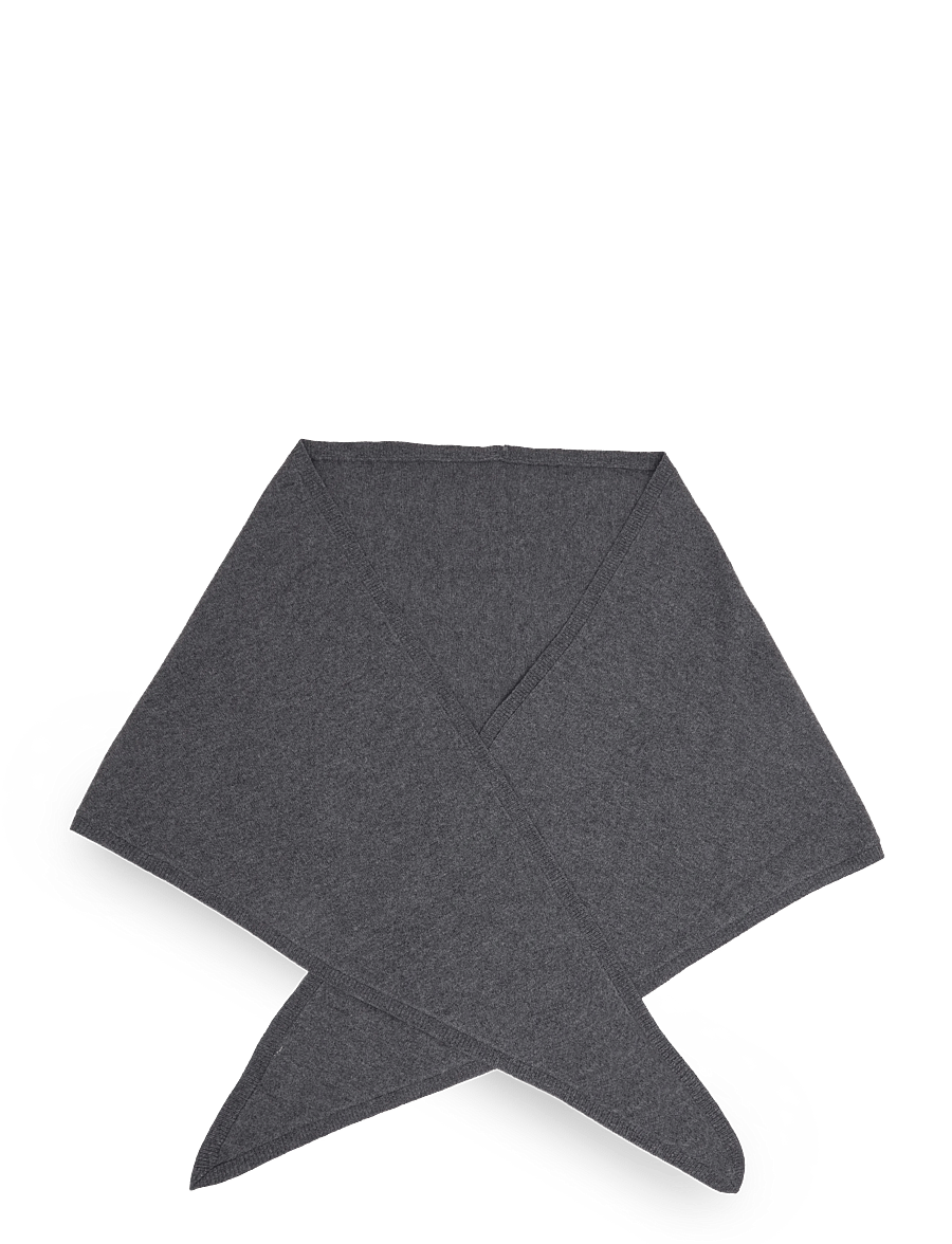 Rue de Tokyo - KISHORI MERINO CASHMERE - kašmyras - dark grey melange - 1