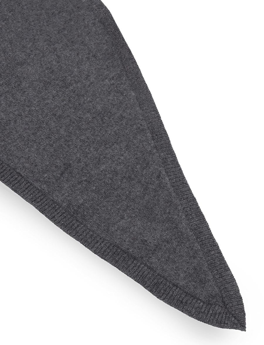 Rue de Tokyo - KISHORI MERINO CASHMERE - kašmyras - dark grey melange - 3