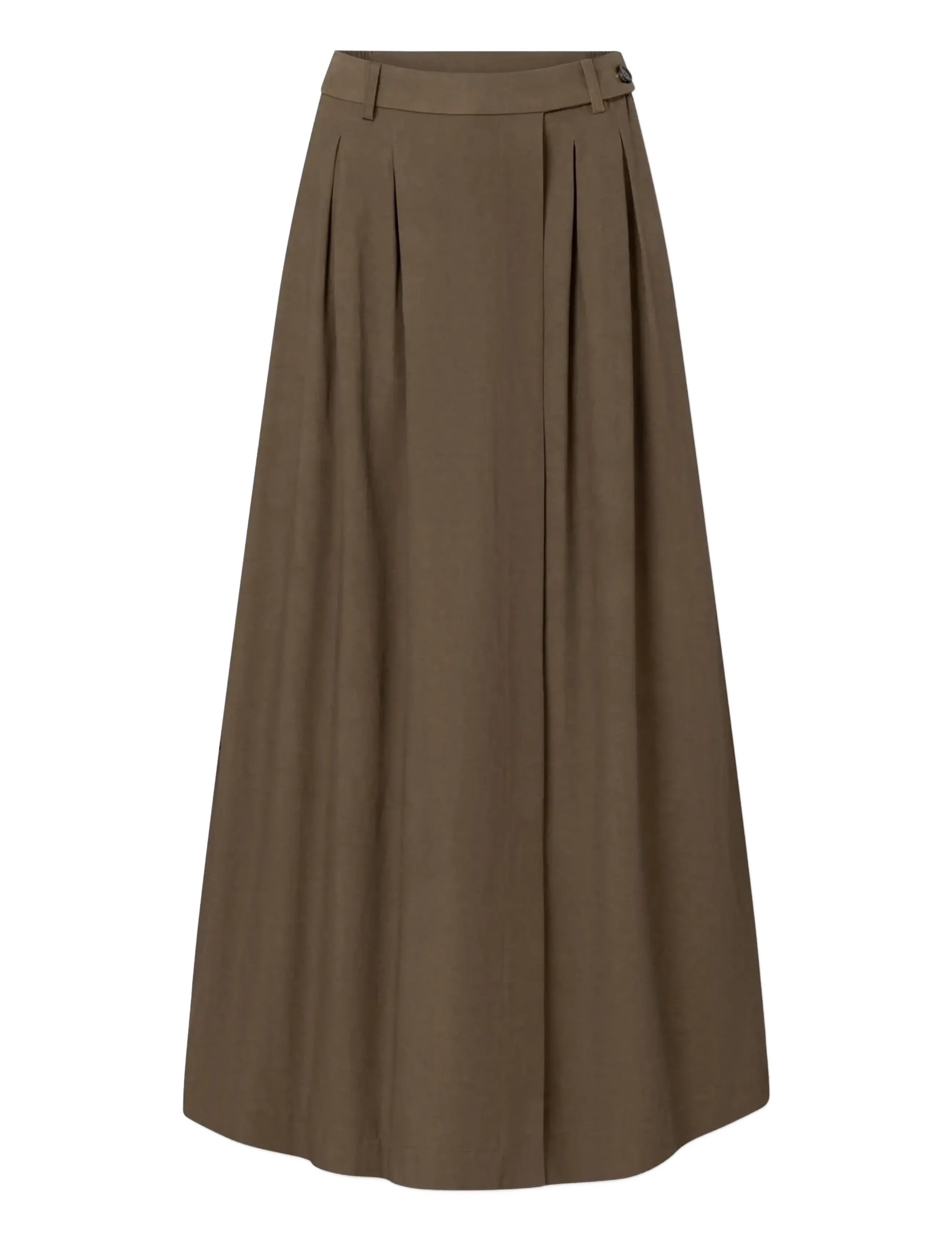 Rue de Tokyo - POETRY PATINATED TWILL - slim-fit hosen - faded brown - 1