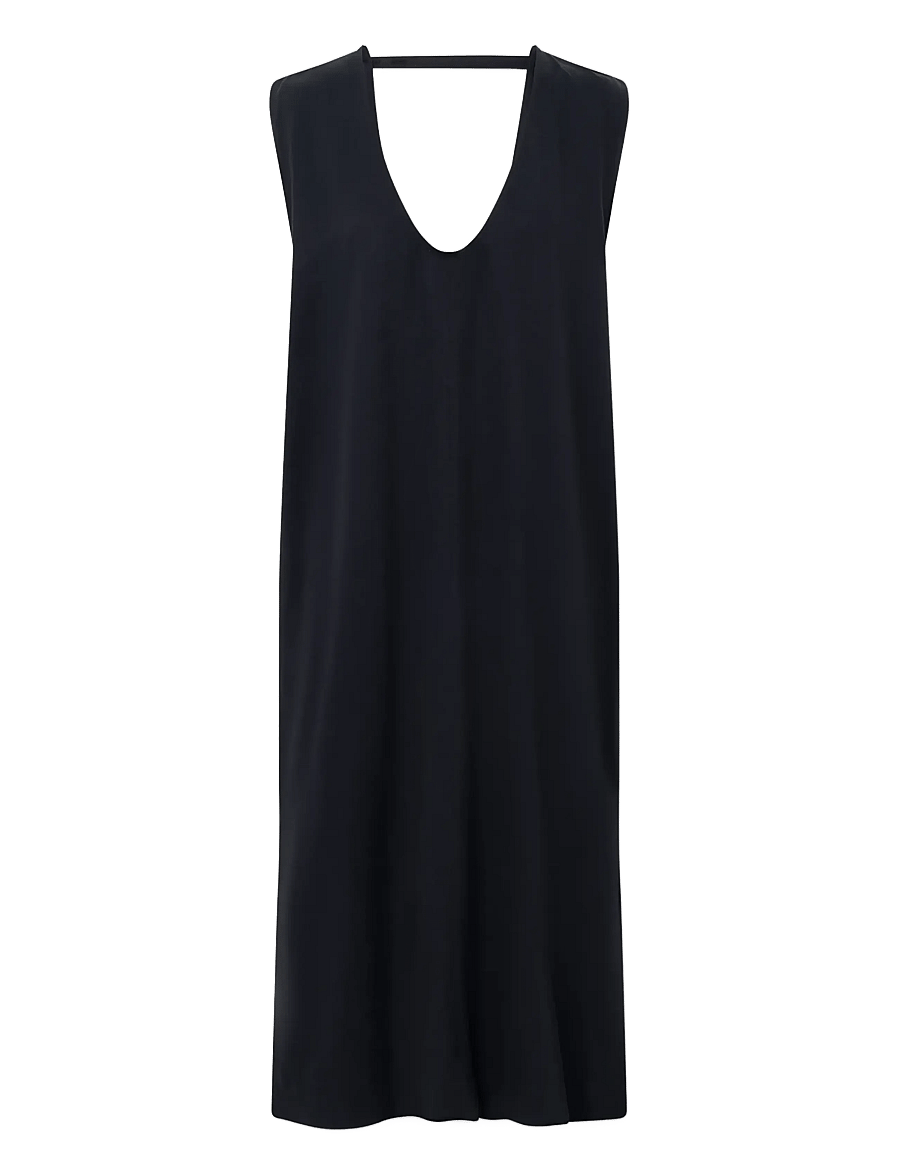 Rue de Tokyo - DONELLA SANDWASHED CT TENCEL - sommerkleider - navy - 1