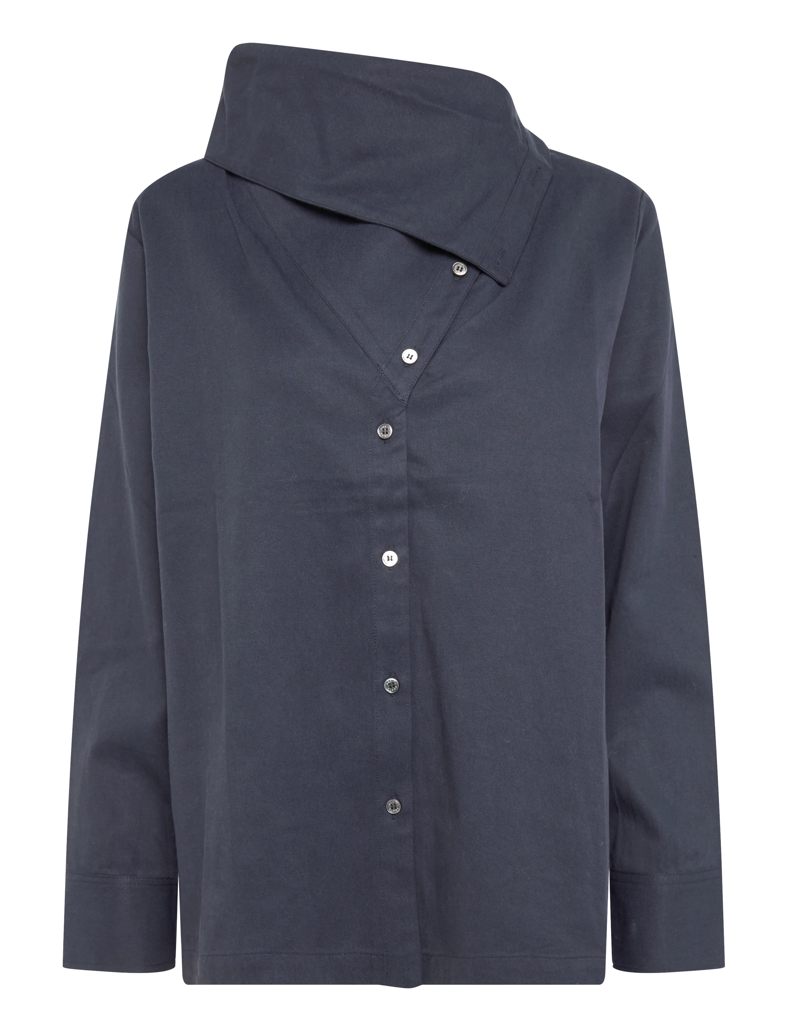 Rue de Tokyo SAGE SANDWASHED CT TENCEL - Modetrender - NAVY / navy