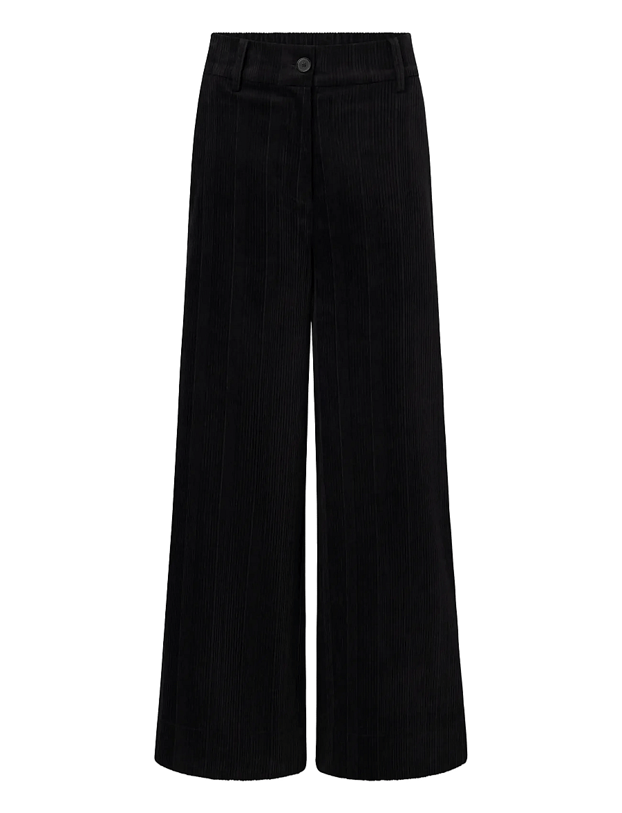 Rue de Tokyo - PHILLY STRUCTURED CORDUROY - cordhosen - black - 1