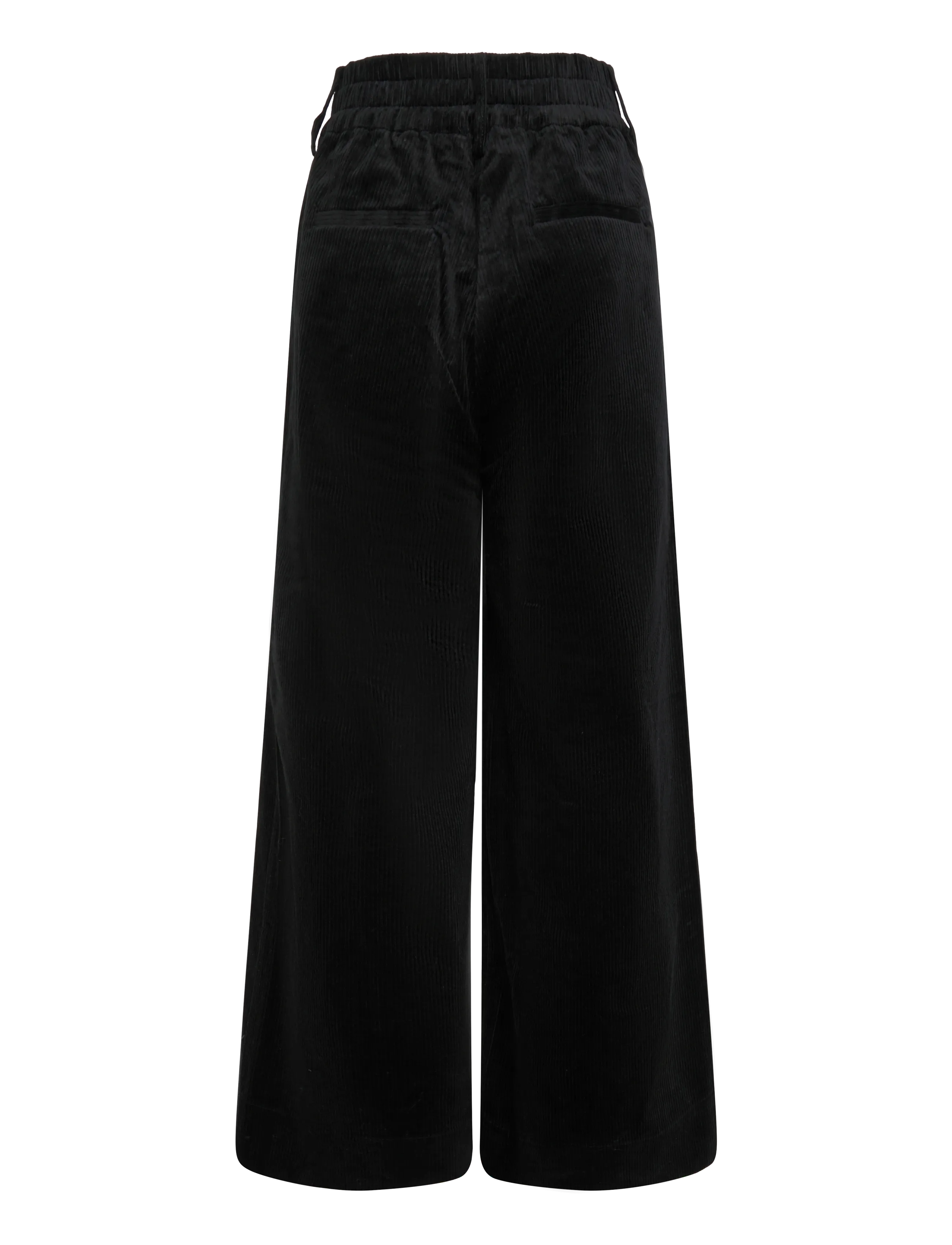 Rue de Tokyo - PHILLY STRUCTURED CORDUROY - rifflaðar flauelsbuxur - black - 2