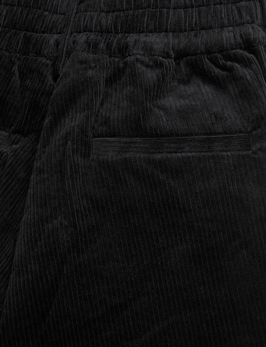 Rue de Tokyo - PHILLY STRUCTURED CORDUROY - rifflaðar flauelsbuxur - black - 3