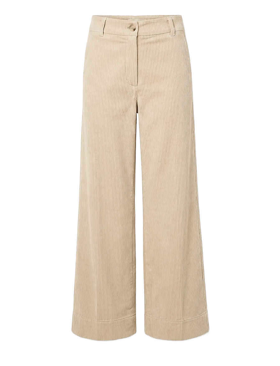 Rue de Tokyo - PHILLY STRUCTURED CORDUROY - cordhosen - eggshell - 0