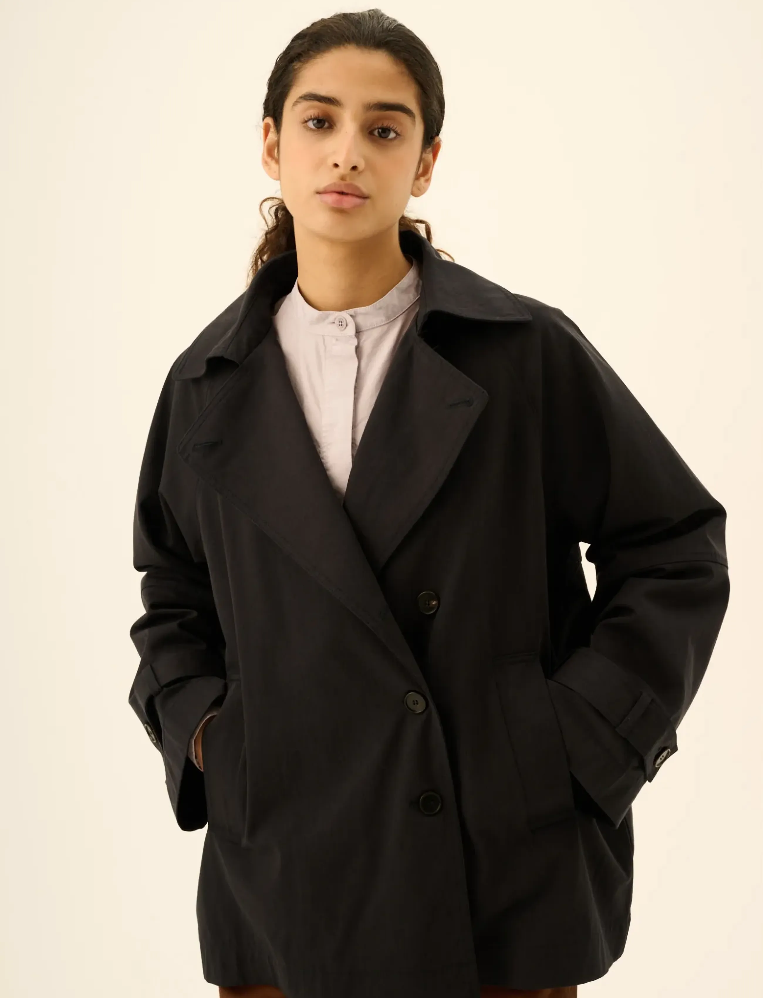 Rue de Tokyo CAJSA TRENCH - Mäntel - NAVY / navy