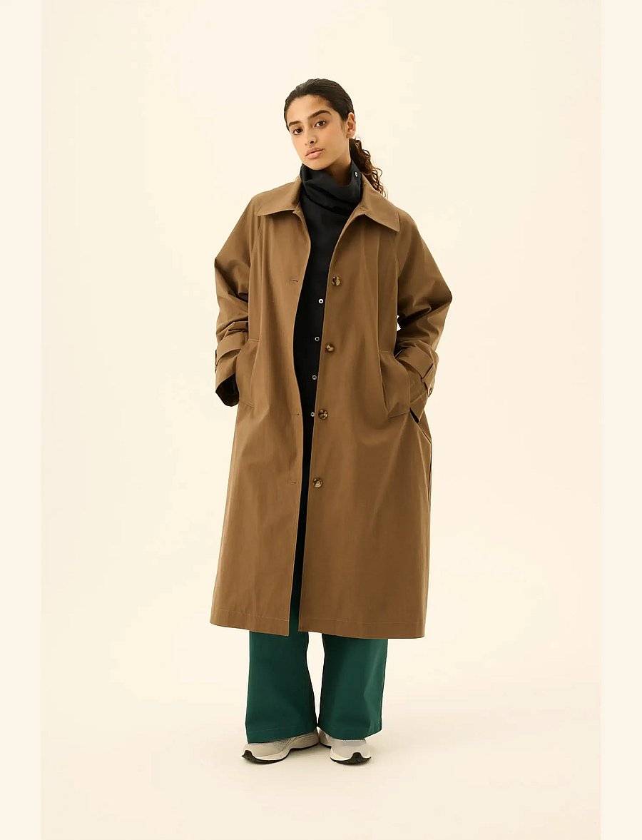 Rue de Tokyo - CORY TRENCH - trenchcoats - dark brown - 0
