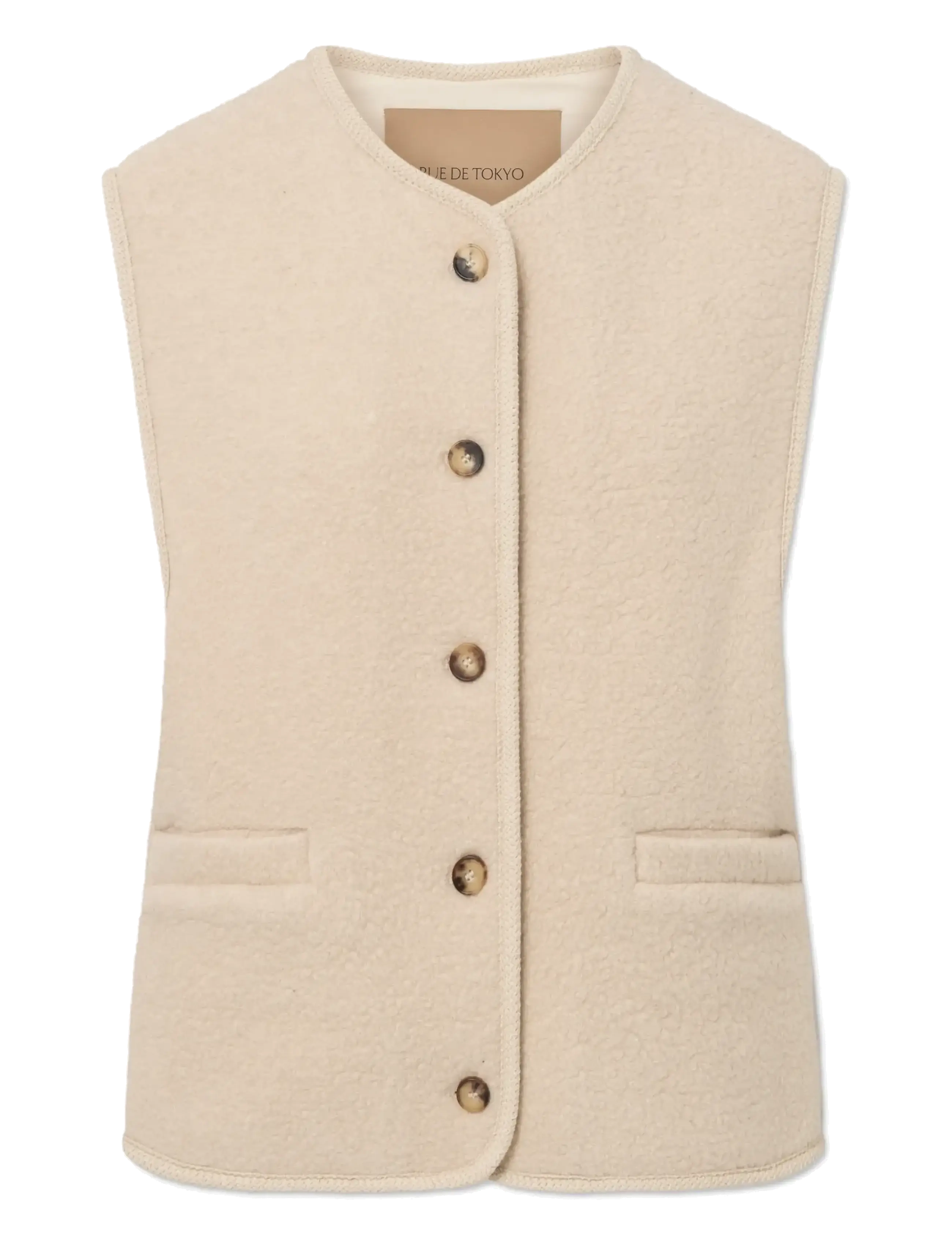 Rue de Tokyo CAS TEDDY - Teddy-vestid - ECRU / cream