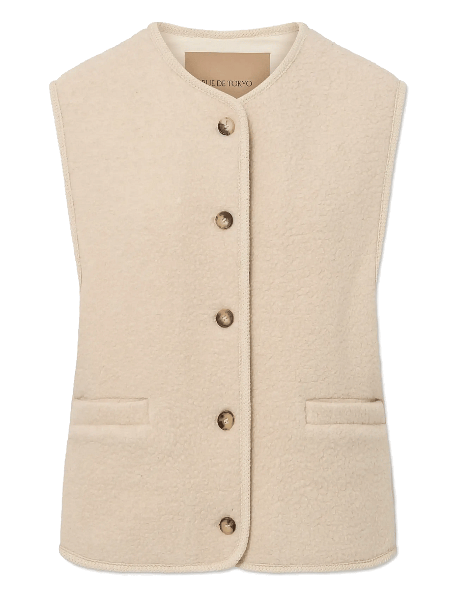 Rue de Tokyo - CAS TEDDY - teddy-vestid - ecru - 1