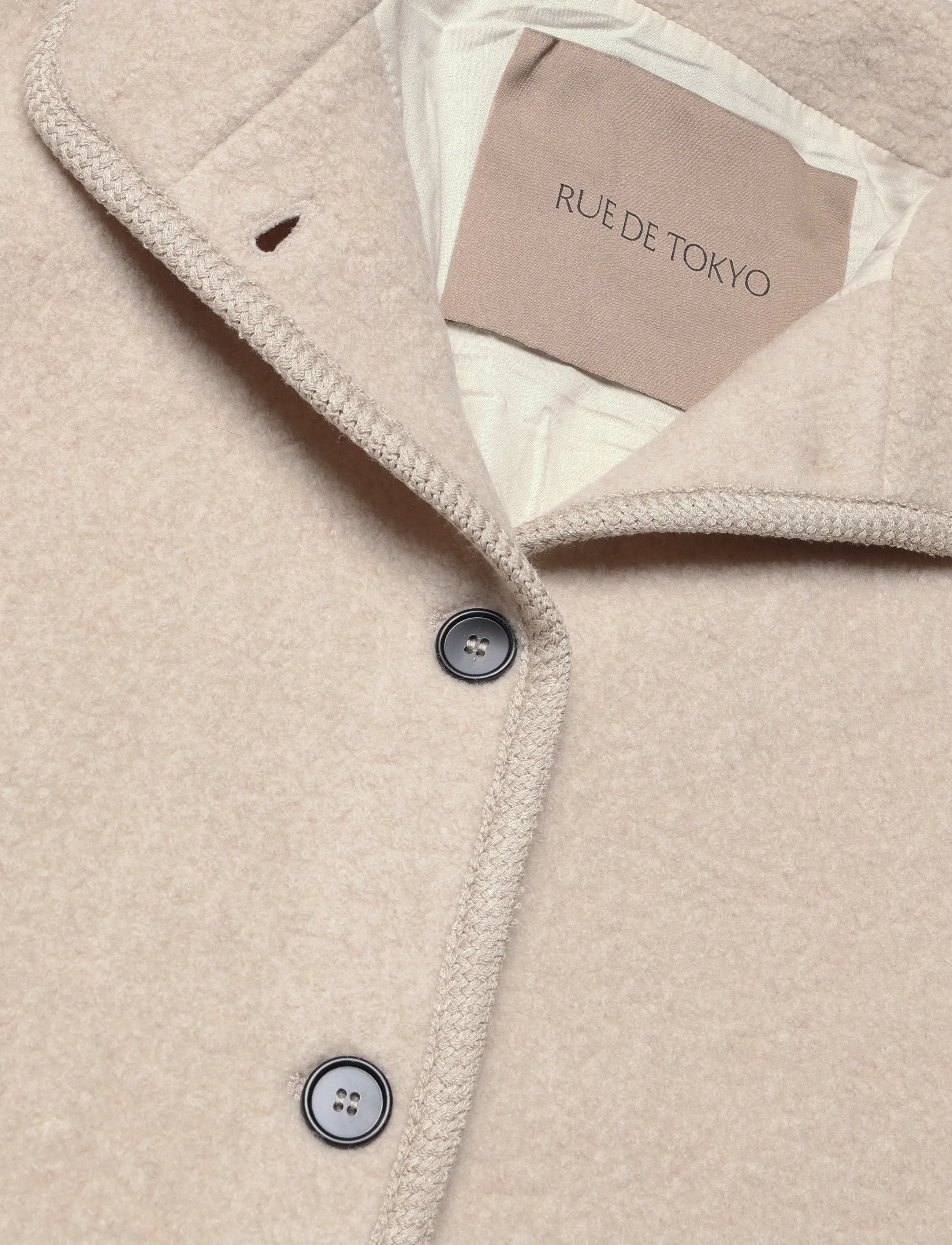 Rue de Tokyo - CEDAR TEDDY - vinterjackor - ecru - 3