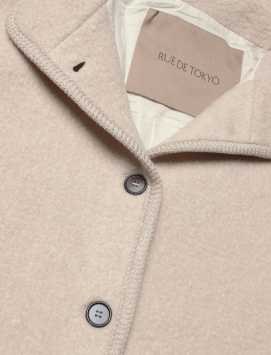 Rue de Tokyo - CEDAR TEDDY - vinterjackor - ecru - 3
