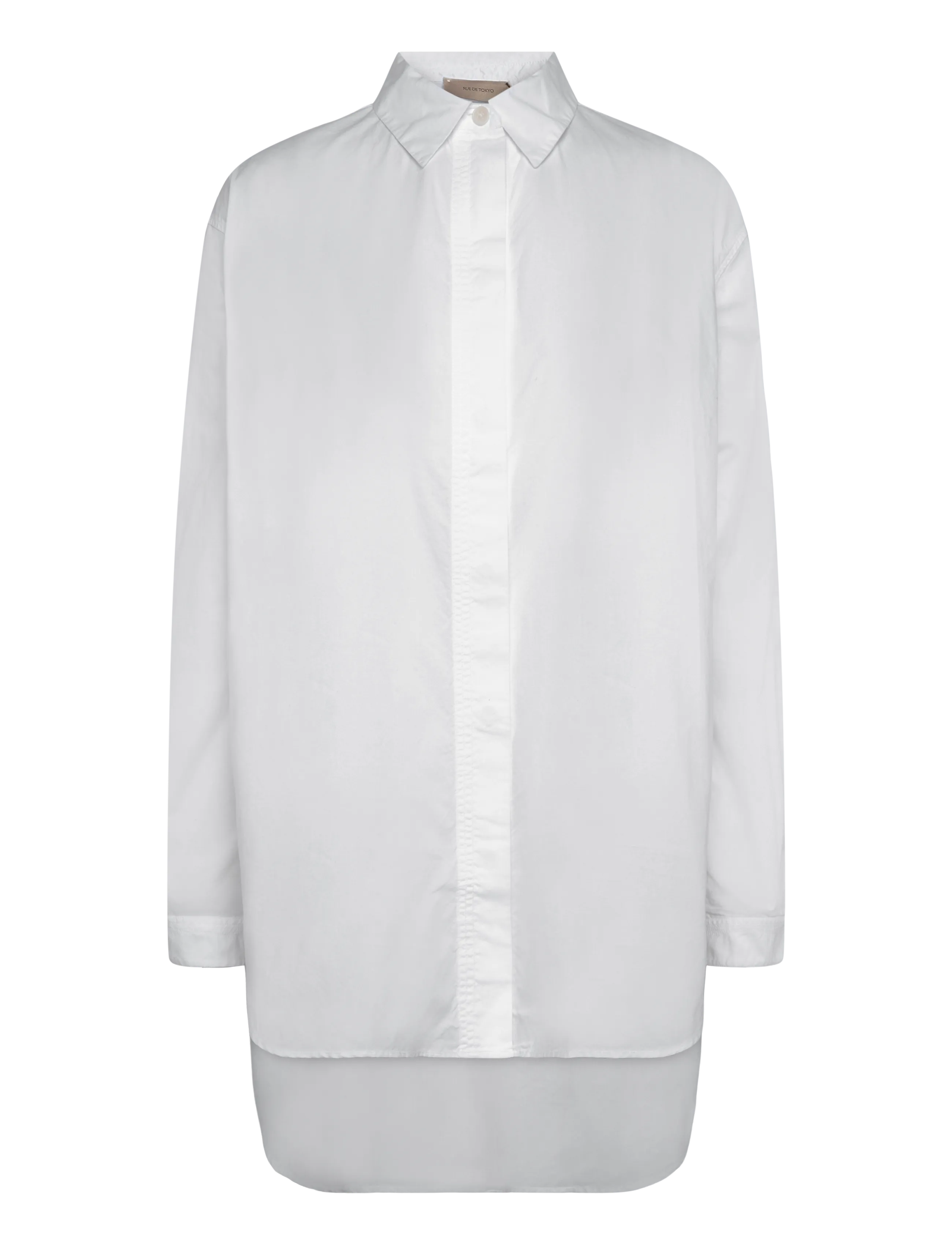 Rue de Tokyo SHELBY ORGANIC GARMENT DYED POPLIN - Kleidung - WHITE / white