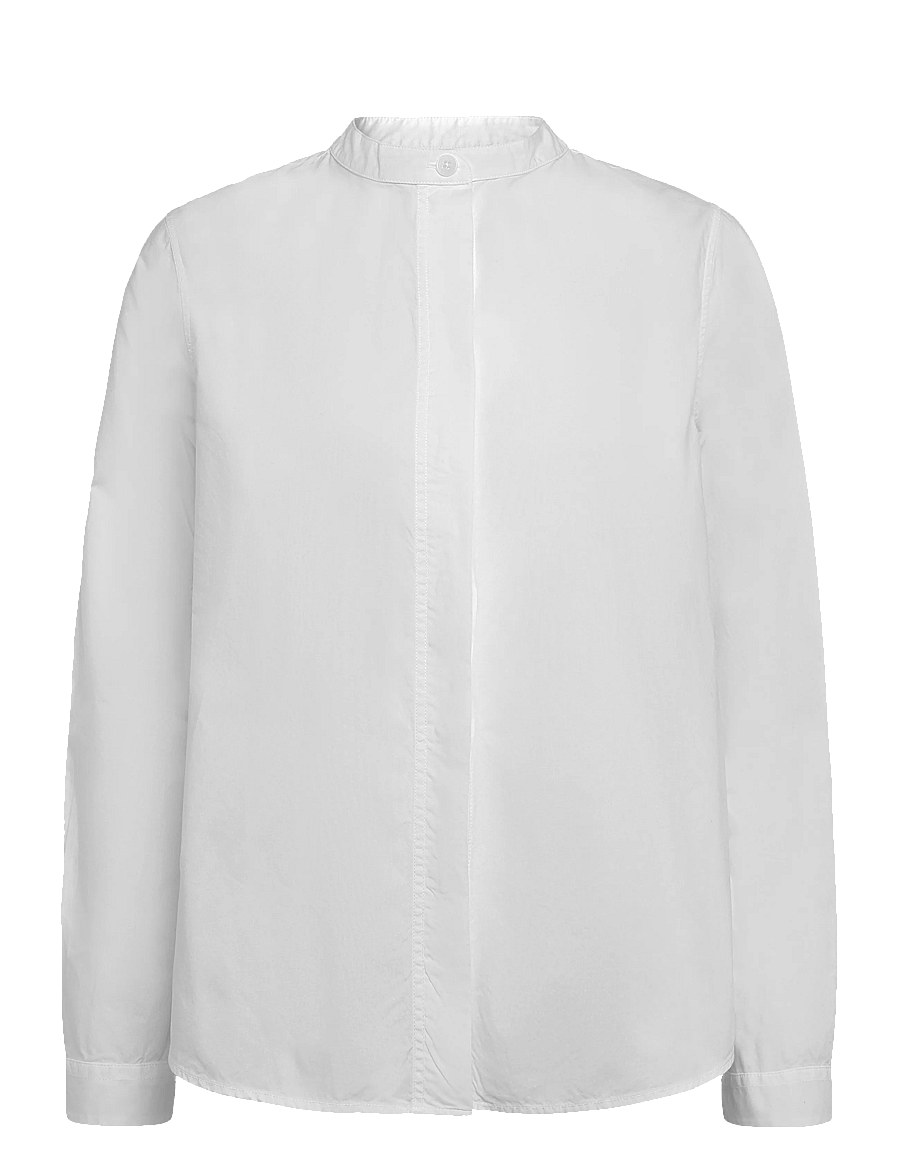 Rue de Tokyo - SOFIE ORGANIC GARMENT DYED POPLIN - langärmlige hemden - white - 1