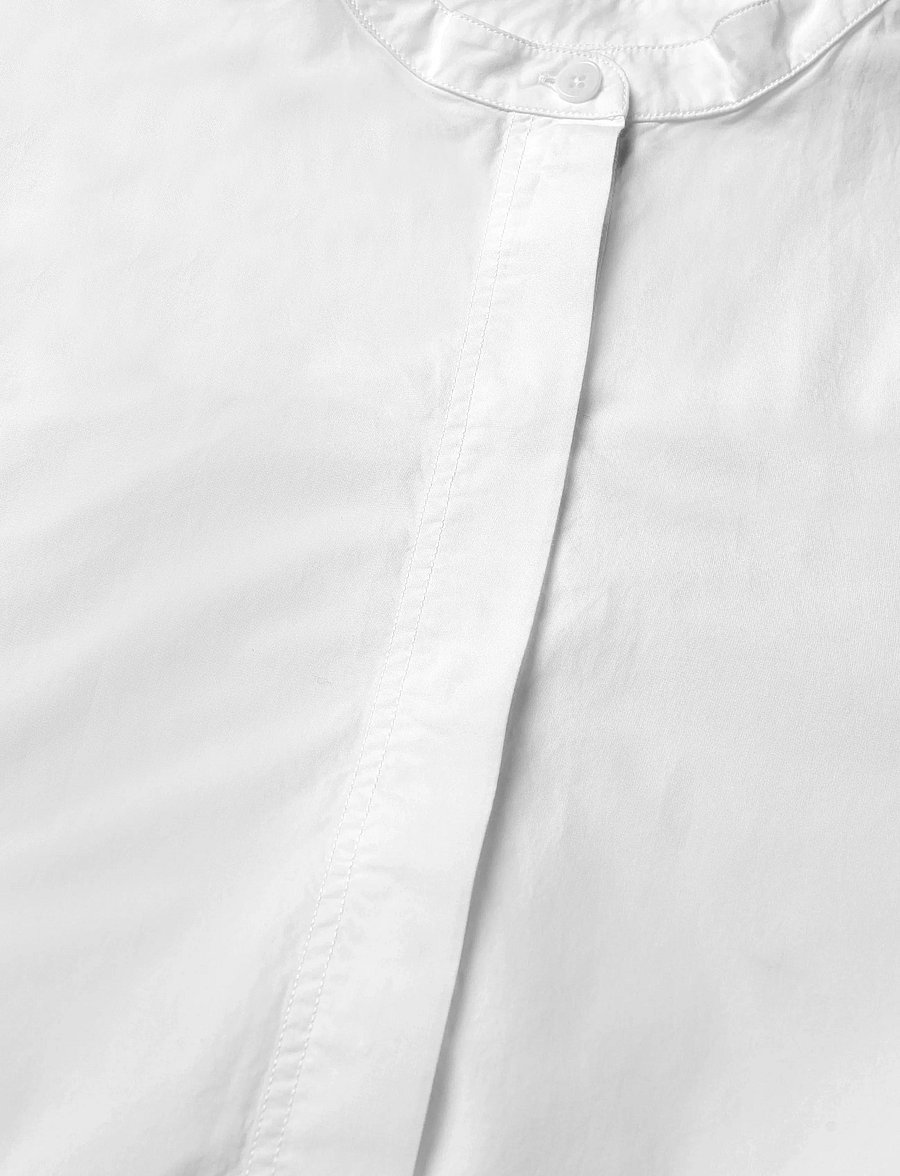 Rue de Tokyo - SOFIE ORGANIC GARMENT DYED POPLIN - langärmlige hemden - white - 3