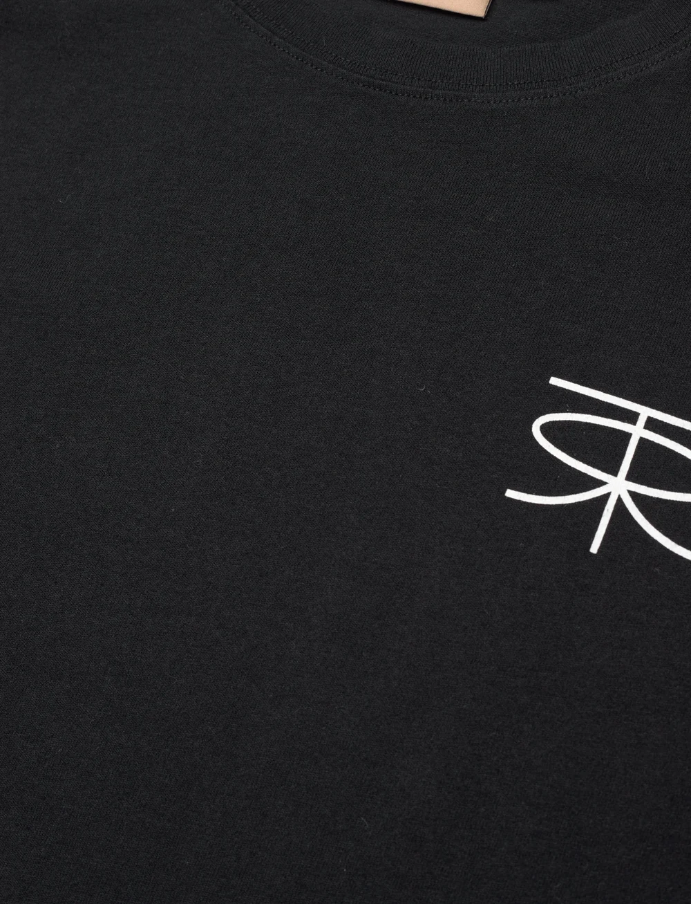 Rue de Tokyo - THORSTEN RECYCLED COTTON JRSY - t-shirts à manches courtes - black with off white logo - 2